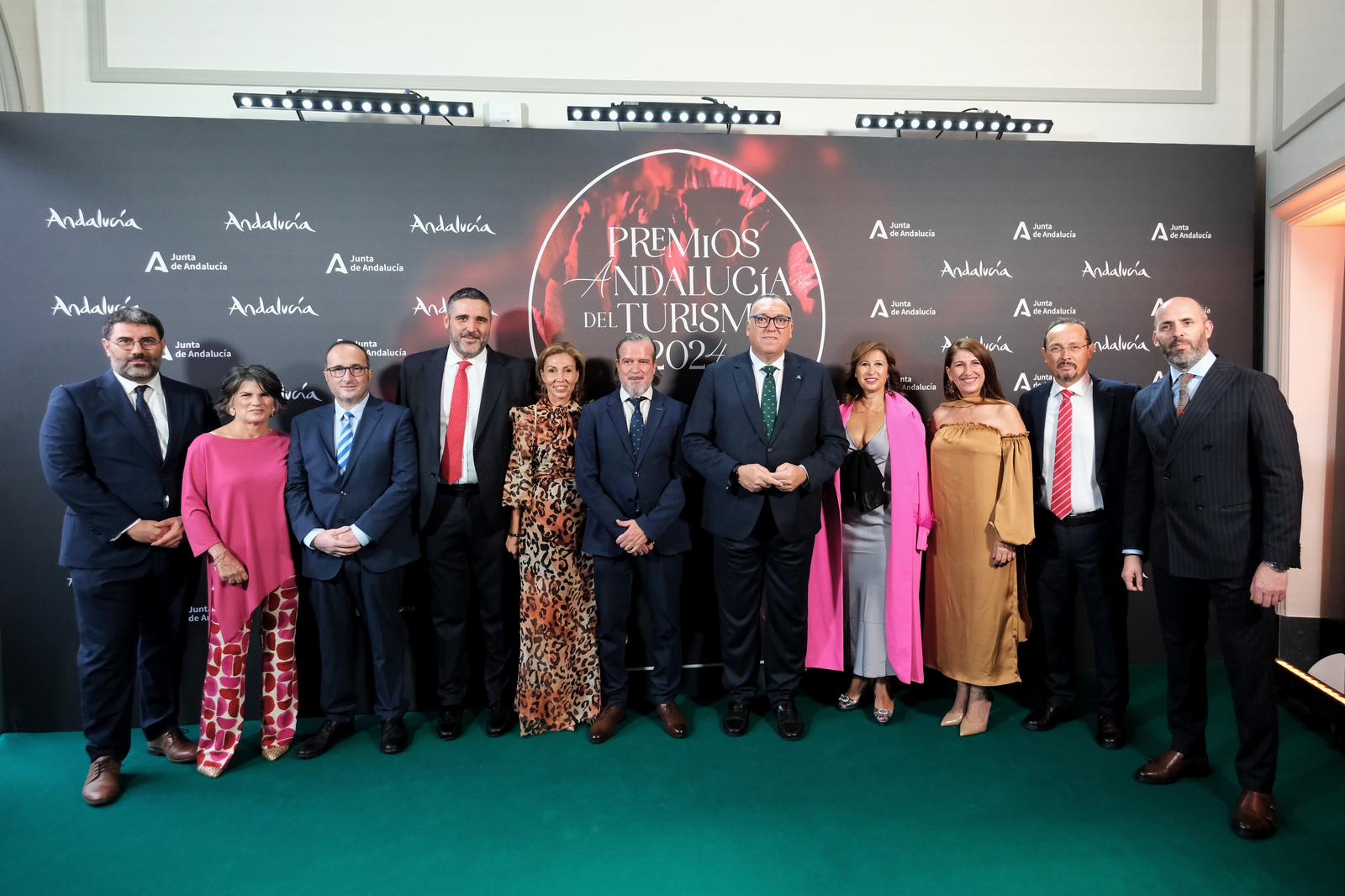 Arturo Bernal, en la gala de Premios Andalucía del Turismo celebrada en Carmona. 