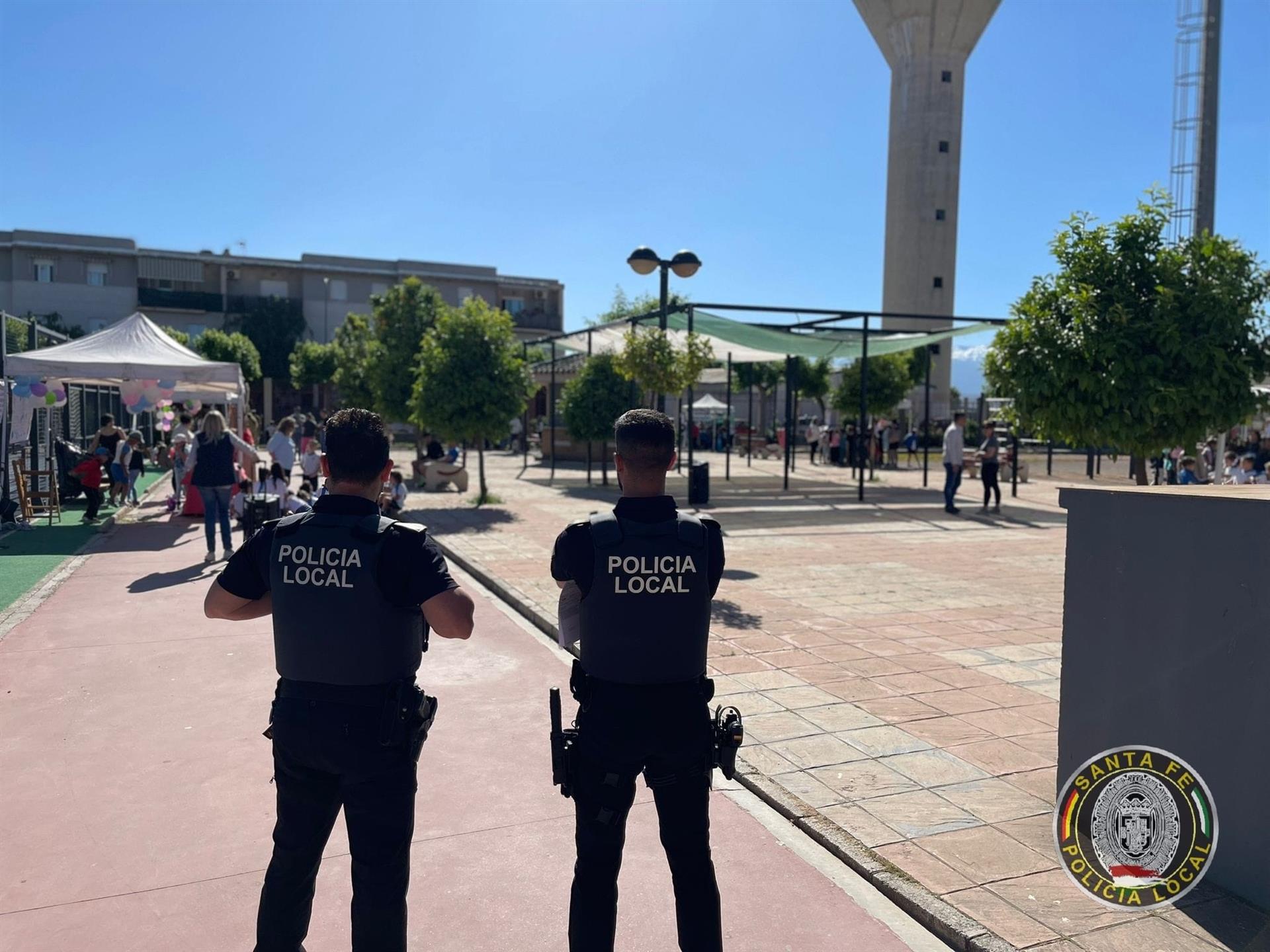 La Policía Local de Santa Fe, Granada.