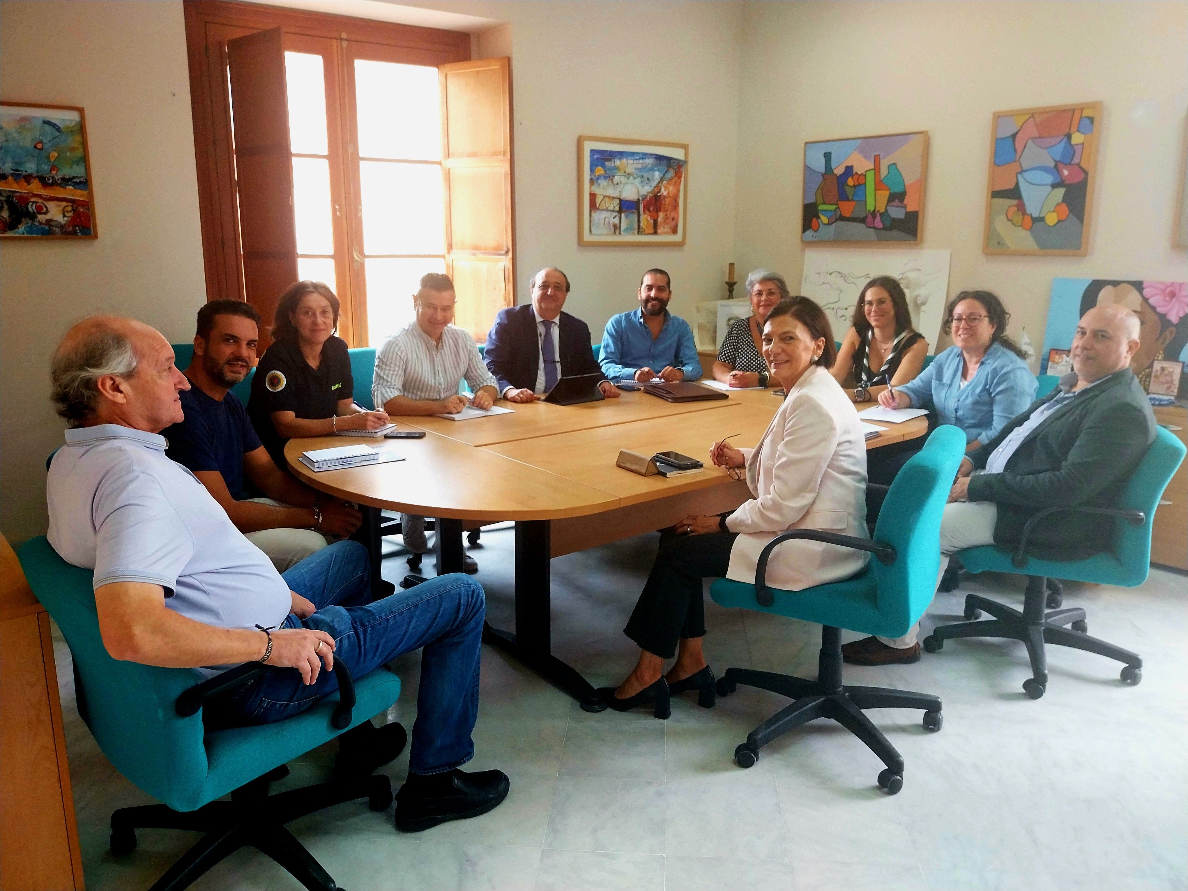 Reunión del Delegado de Cultura con los Reyes Magos Jerez 2025.