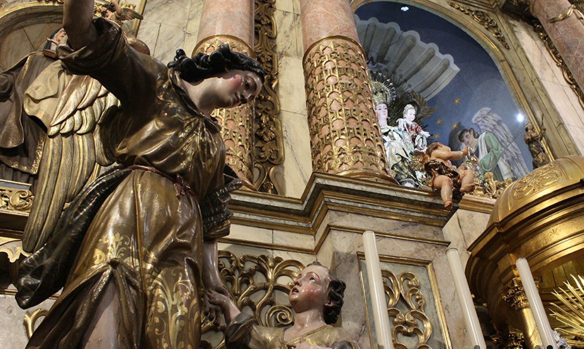 Ángel de la Guarda, en la Iglesia del Santo Ángel de Sevilla. CONVENTO