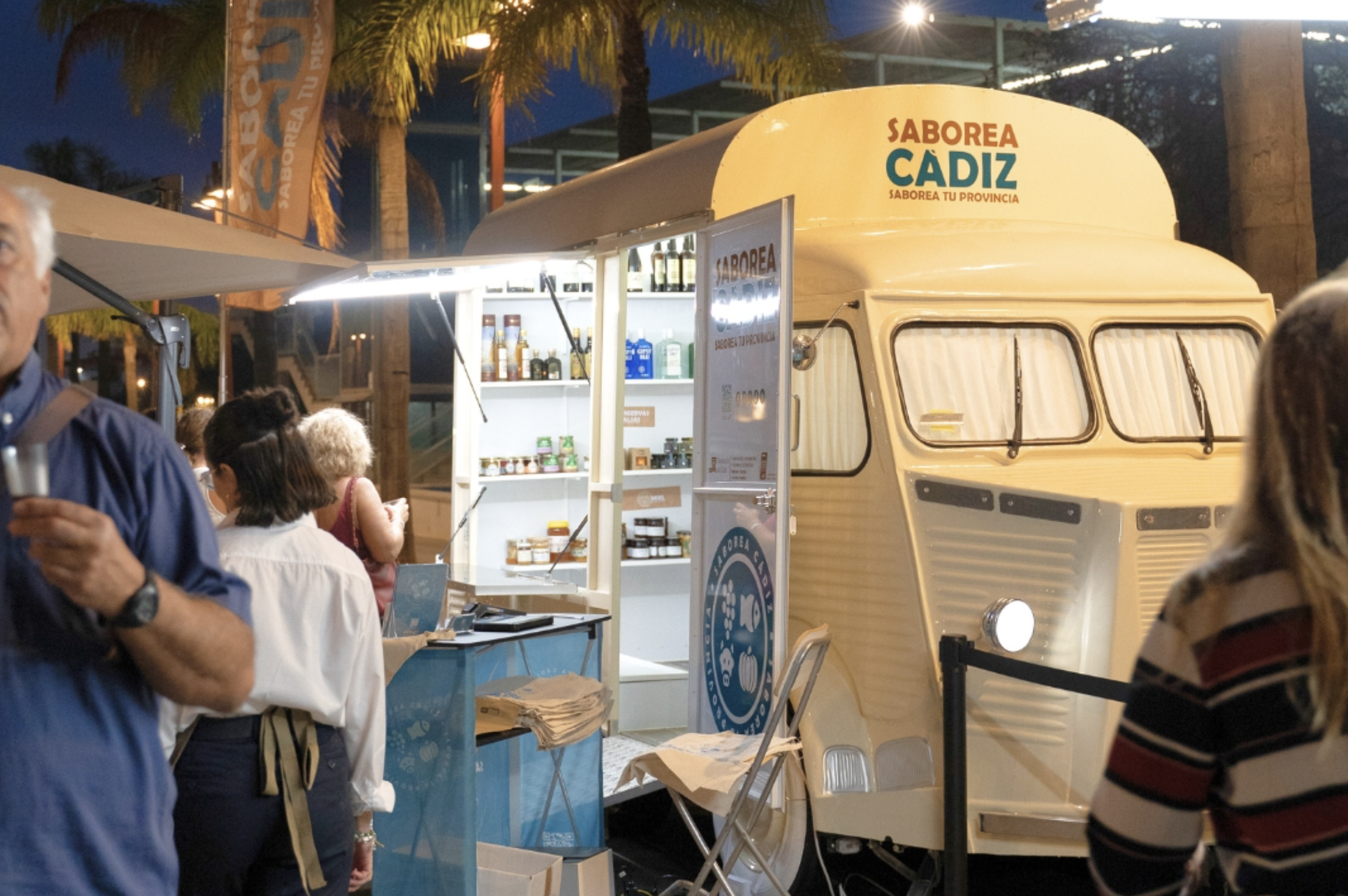 Uno de los stands del evento gastronómico 'Saborea Cádiz, saborea tu provincia'.