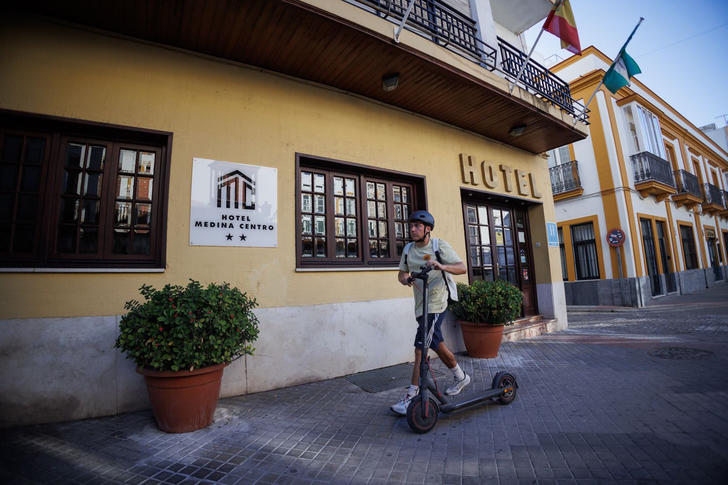 El Hotel Medina Centro, antes el Joma.