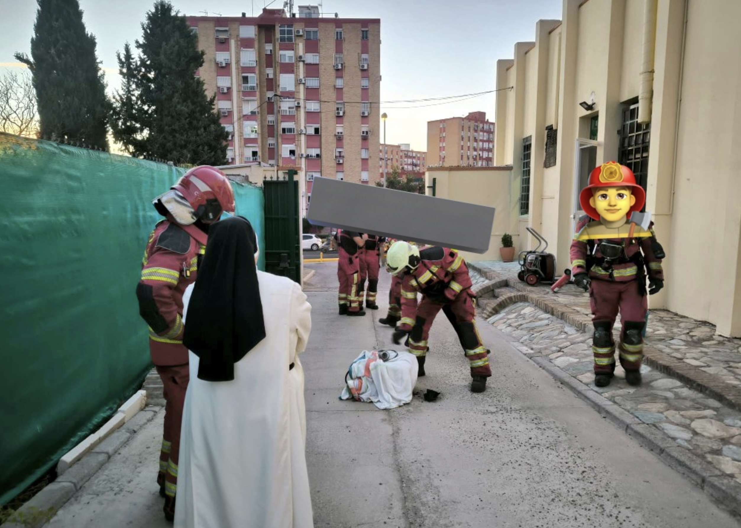 Incendio en la cocina del obrador del Convento Santa María La Real de Bormujos.