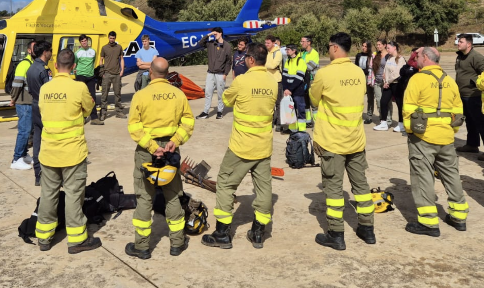 Bomberos del Plan Infoca, en una imagen de archivo.