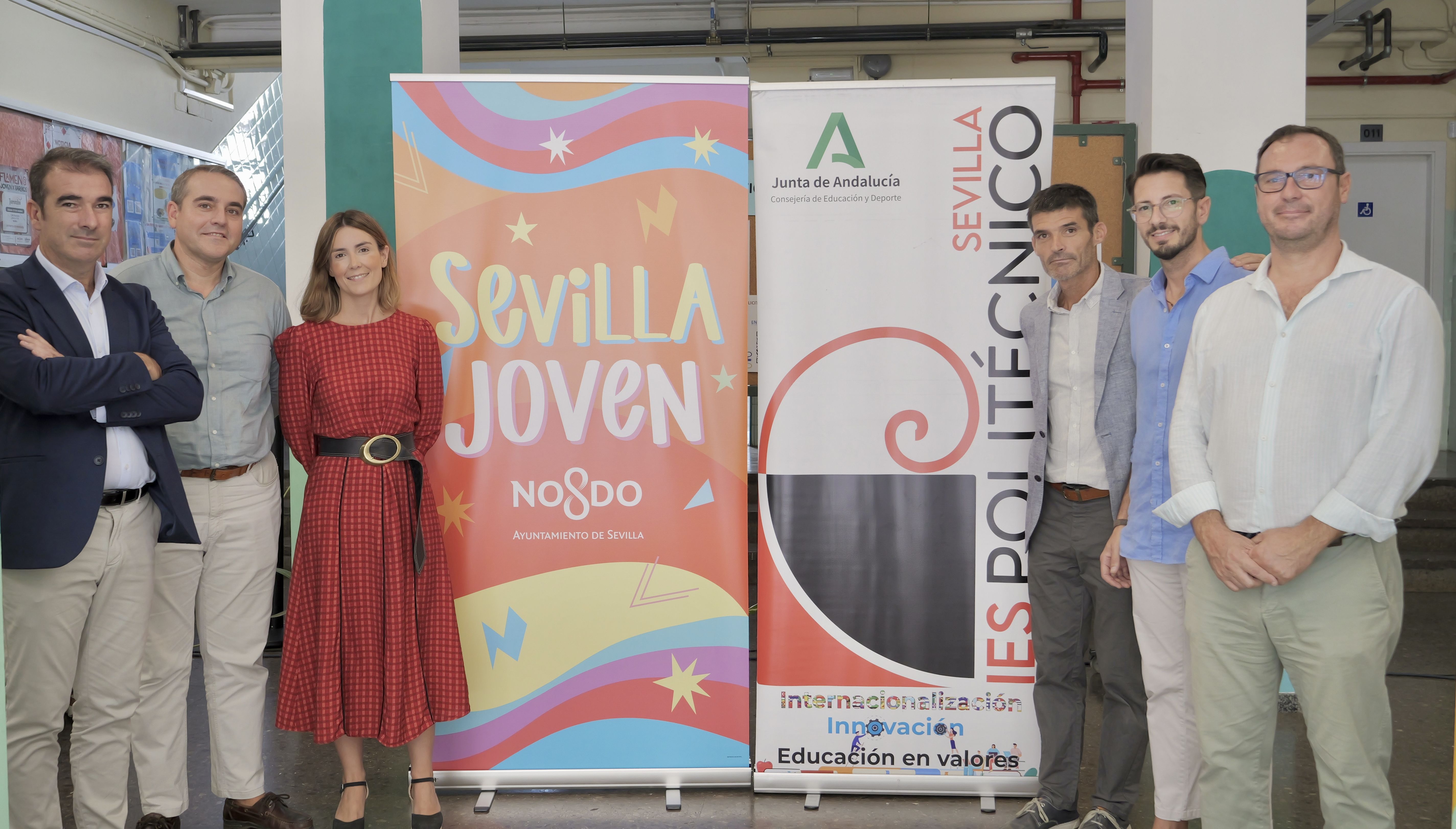 El cartel del programa 'Sevilla Joven' junto a Blanca Gastalver.