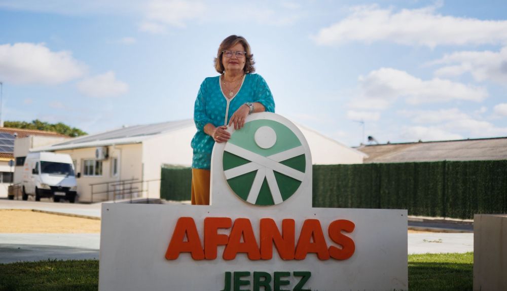 Eugenia García Mateos, presidenta de Afanas Jerez. 