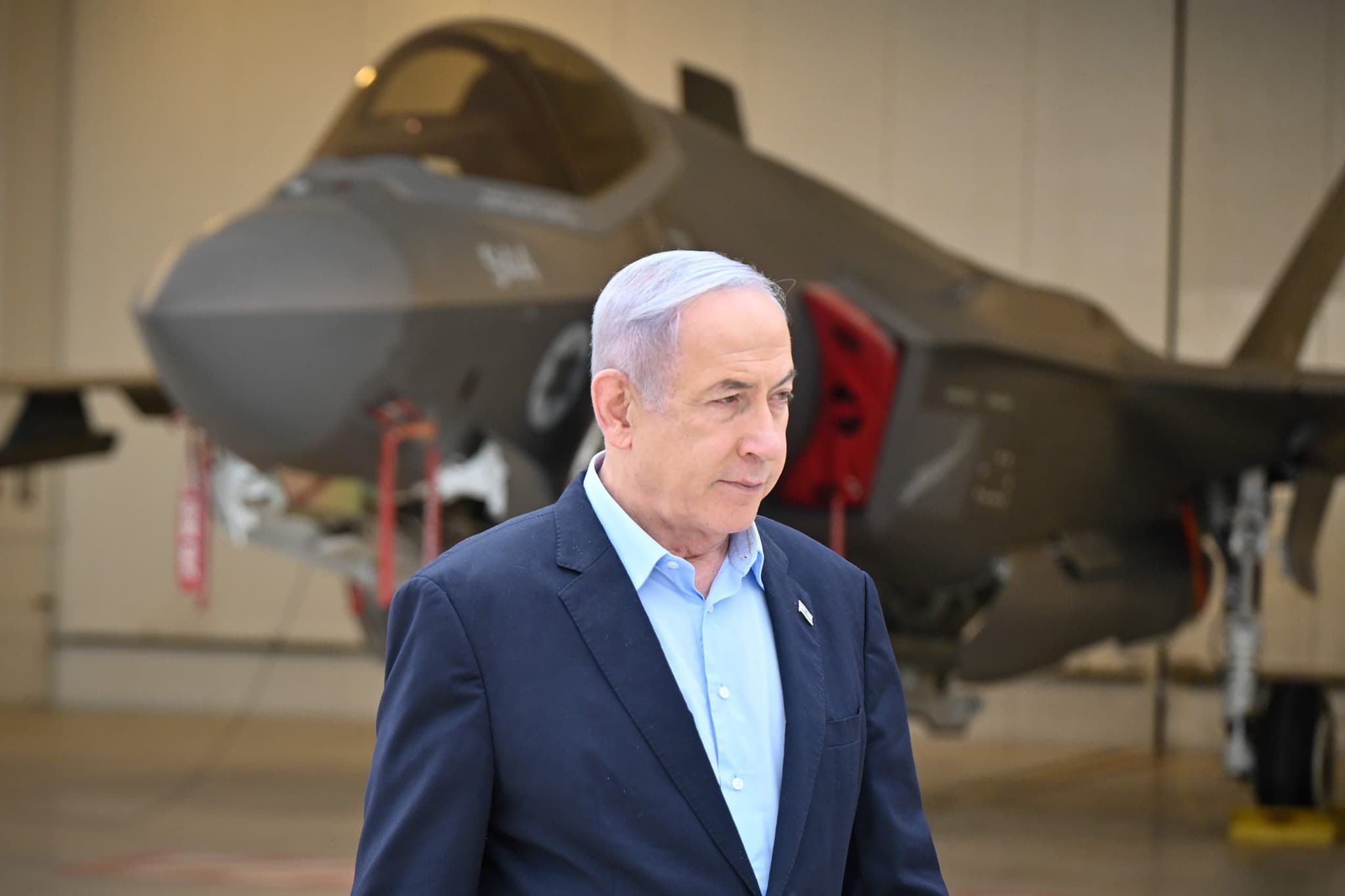 Un año del conflicto en Oriente Medio. Benjamin Netanyahu, primer ministro de Israel.