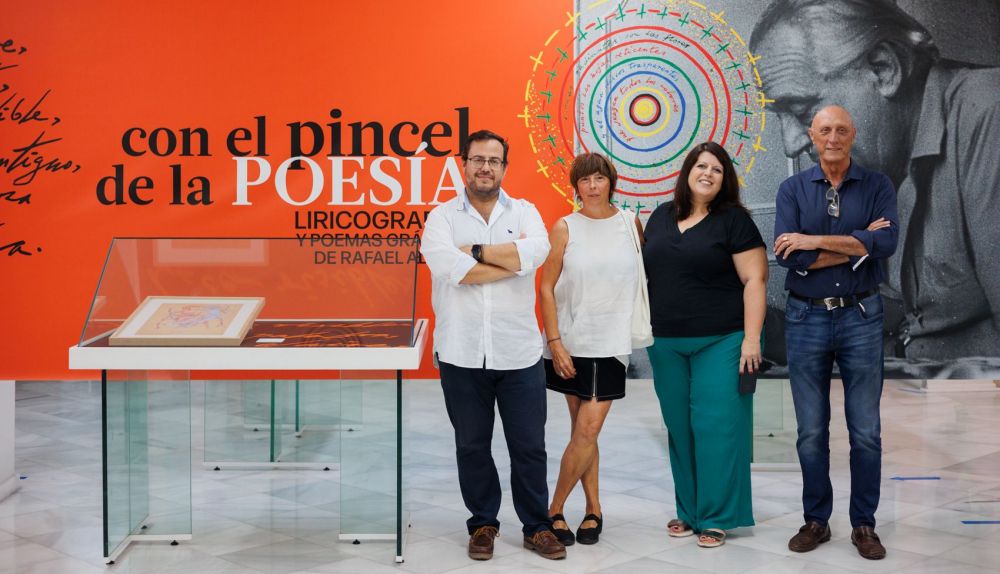 De izquierda a derecha, Enrique Iglesias, Maripi Rodríguez, Silvia Guzmán y Antonio Ahúcha.