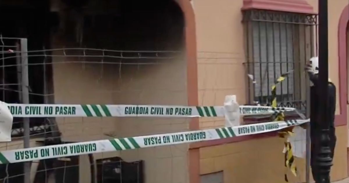 La vivienda de Guillena donde tuvo lugar la tragedia.