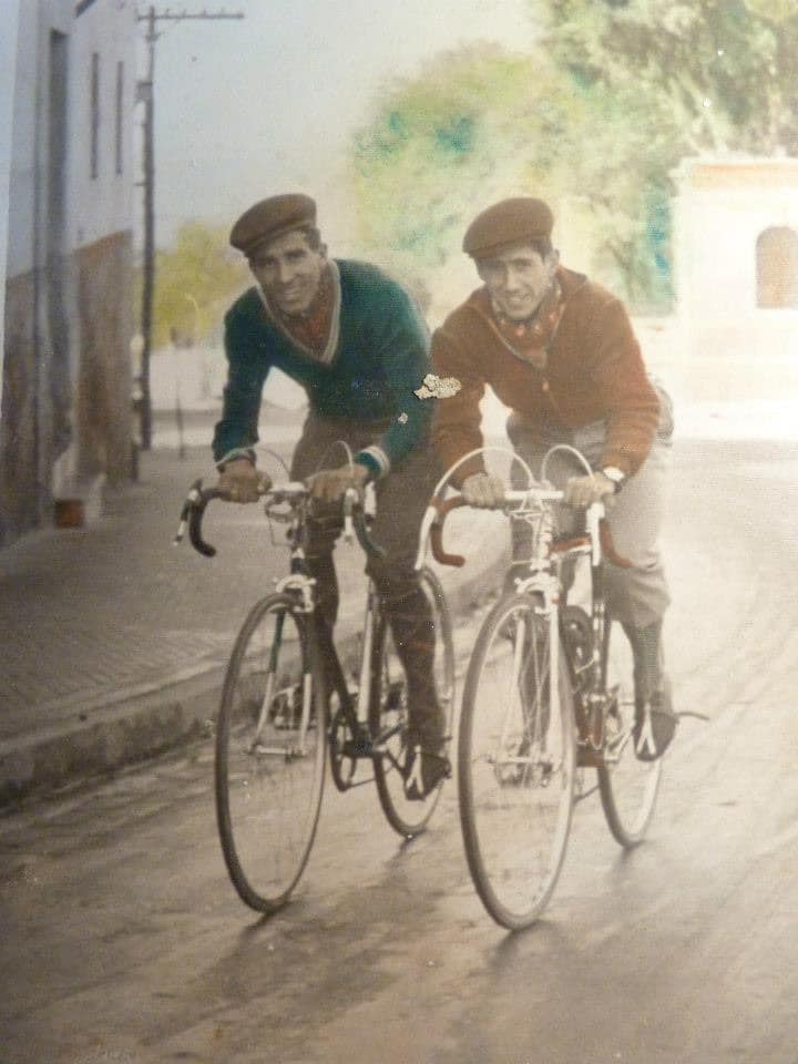 'Lecherito', un histórico del ciclismo de Jerez en los años 50.