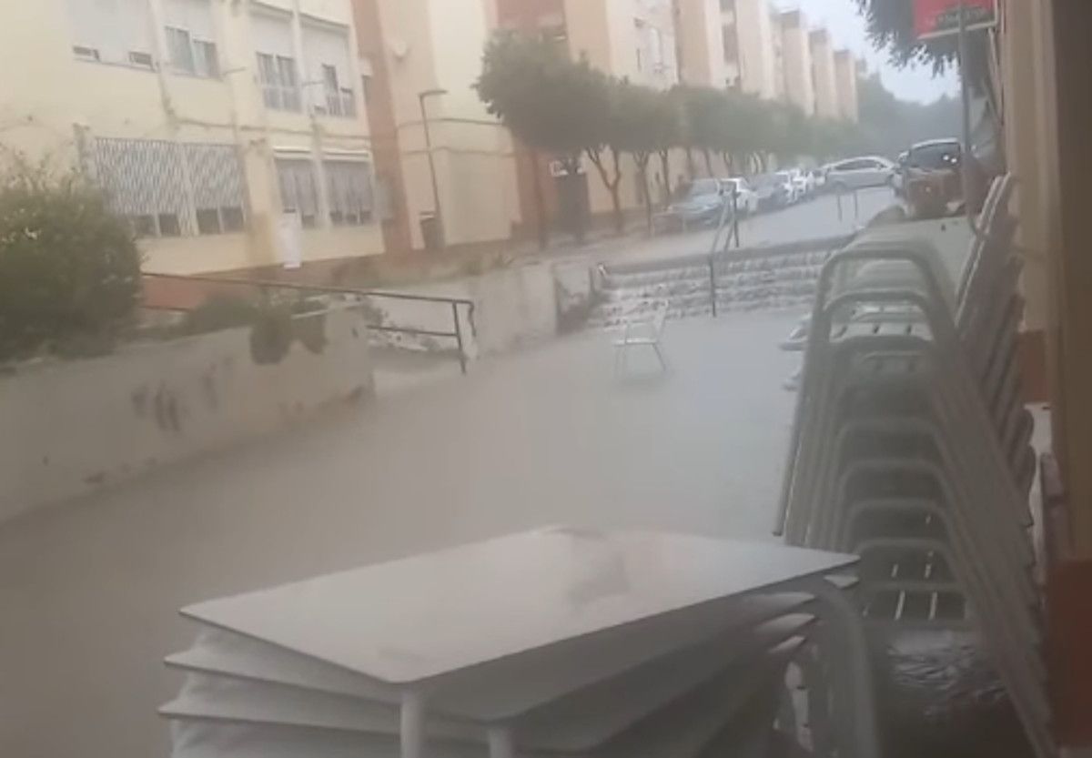 El Rincón de Rubén, establecimiento afectado por el temporal en Puerto Real.