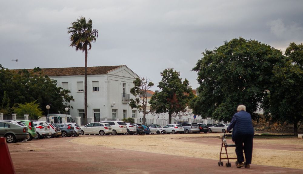 Exterior de la Residencia de mayores de Sanlúcar.