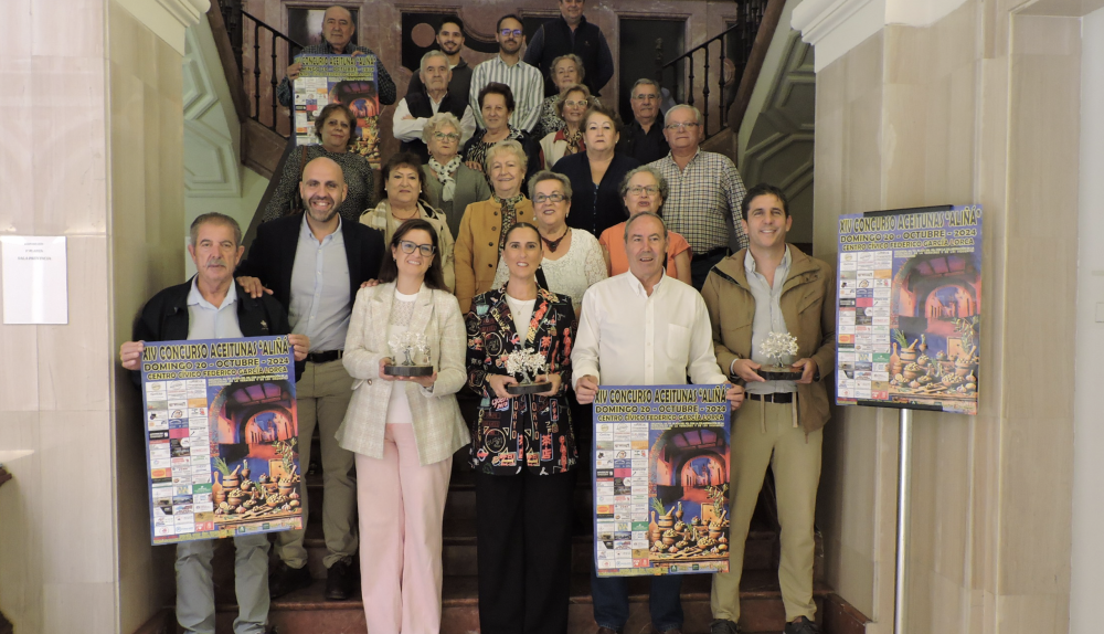 Presentación del concurso de aceitunas aliñas en Mairena del Alcor.