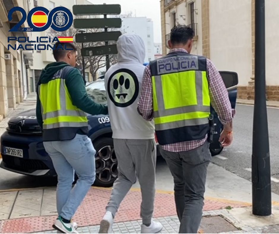 Uno de los detenidos por la 'Operación Vetas'. Golpe en Cádiz a este grupo de estafadores.