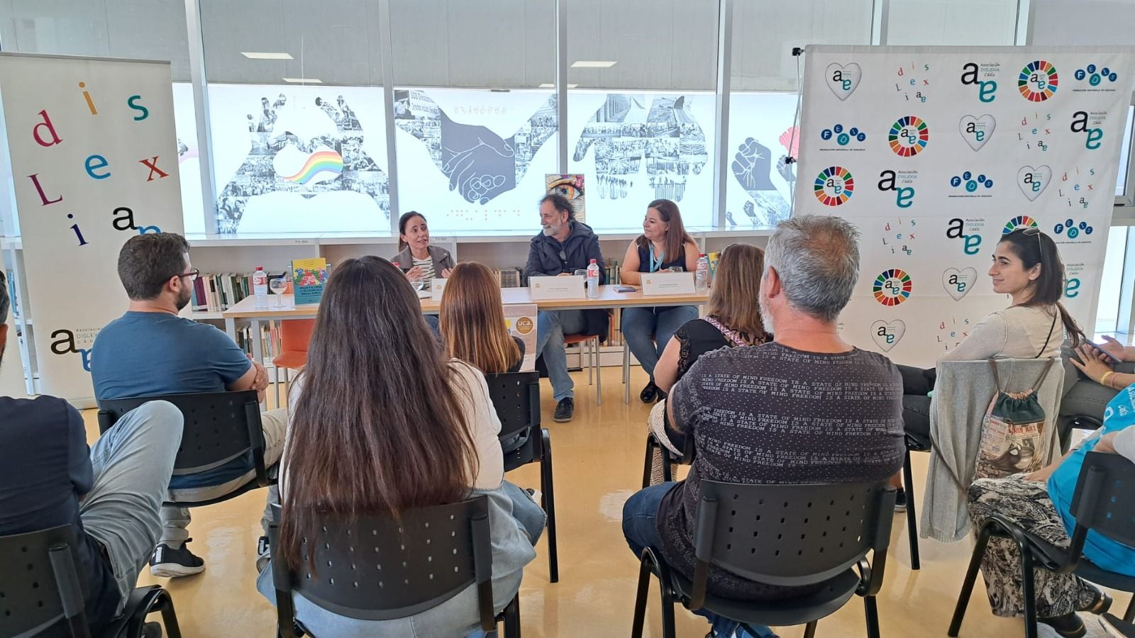 Presentación del libro sobre la dislexia en el Campus de Jerez de la UCA.