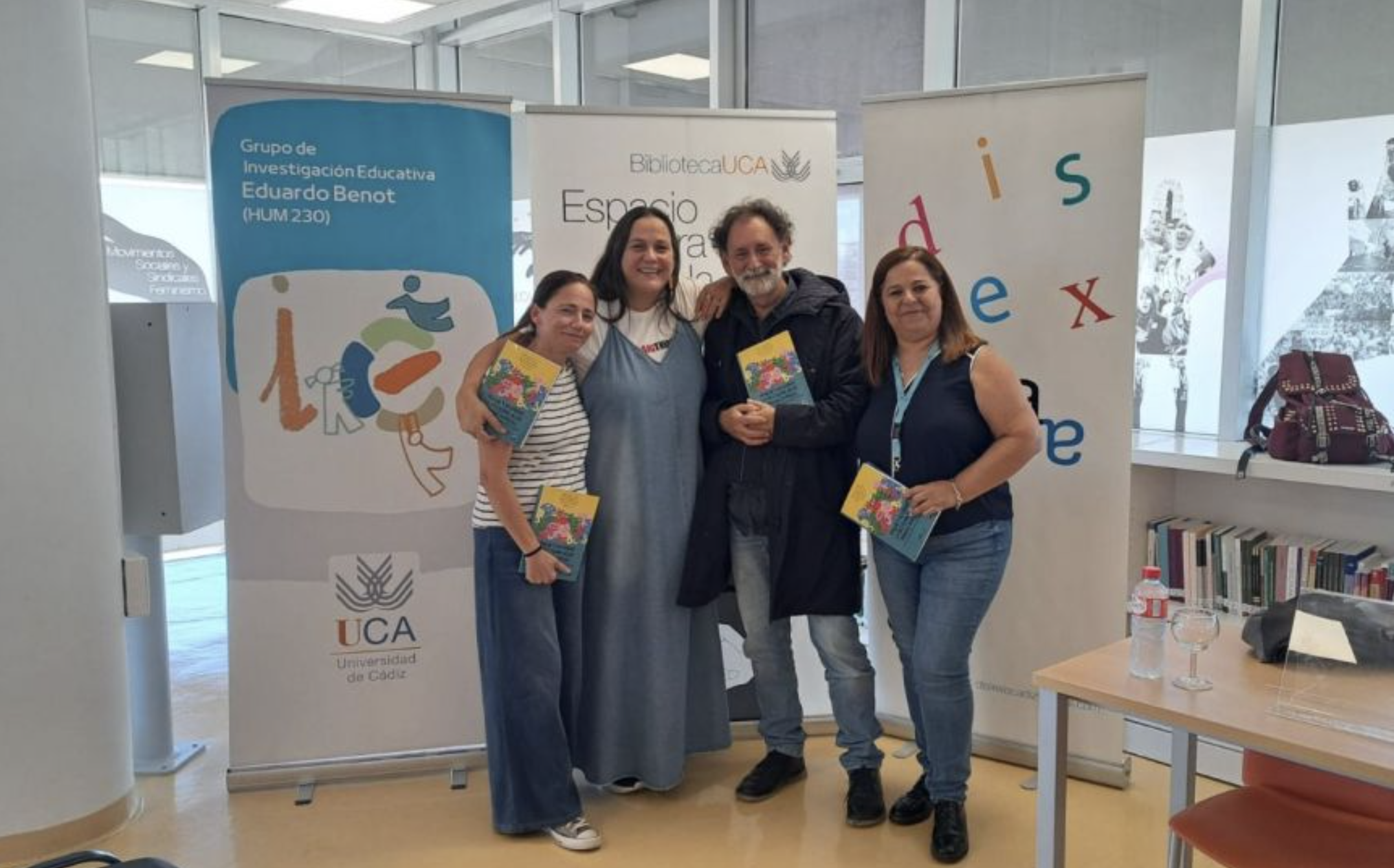 Presentación del libro sobre la dislexia en el Campus de Jerez de la UCA.