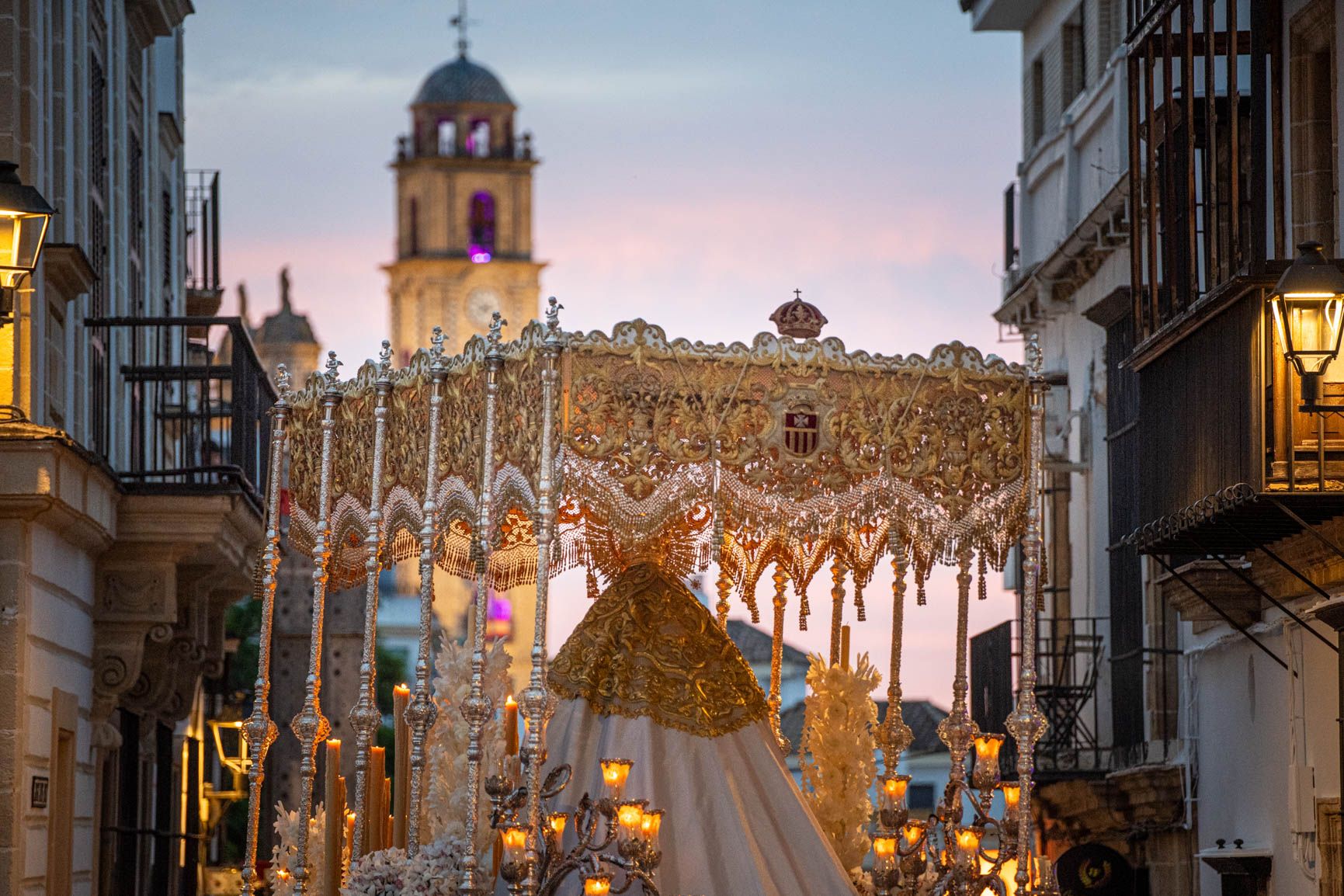 Una imagen de la procesión Magna de Jerez.