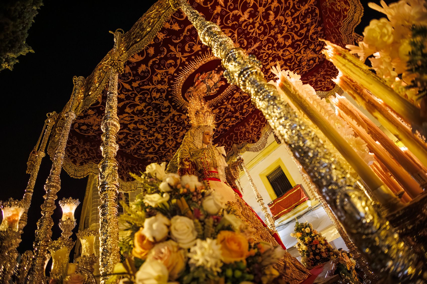 La Virgen del Valle, durante la Magna de Jerez.