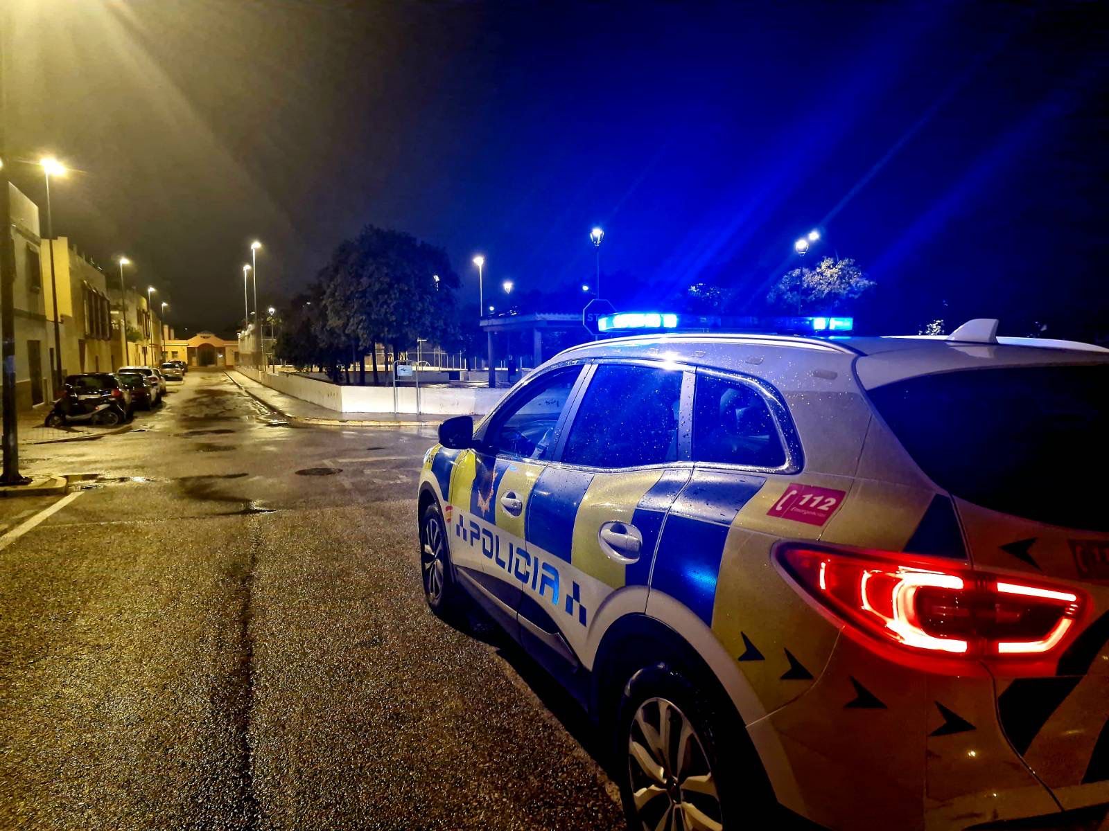 La Policía Local, durante el fin de semana en El Puerto. 