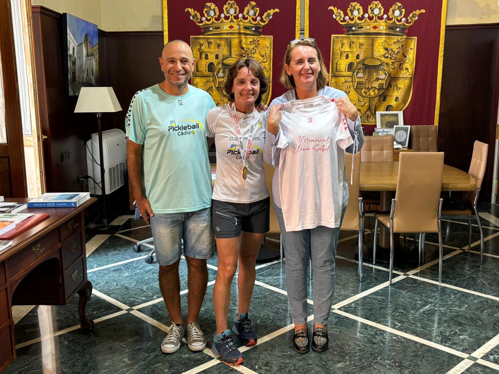 María Luisa Mateos Torres, campeona de España de Pickleball en la modalidad de Dobles Femenino, categoría +50. 