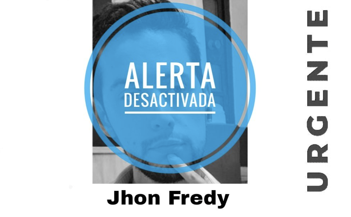 Alerta desactivada de Jhon Fredy, el hombre desaparecido en Chiclana hace cuatro días. 