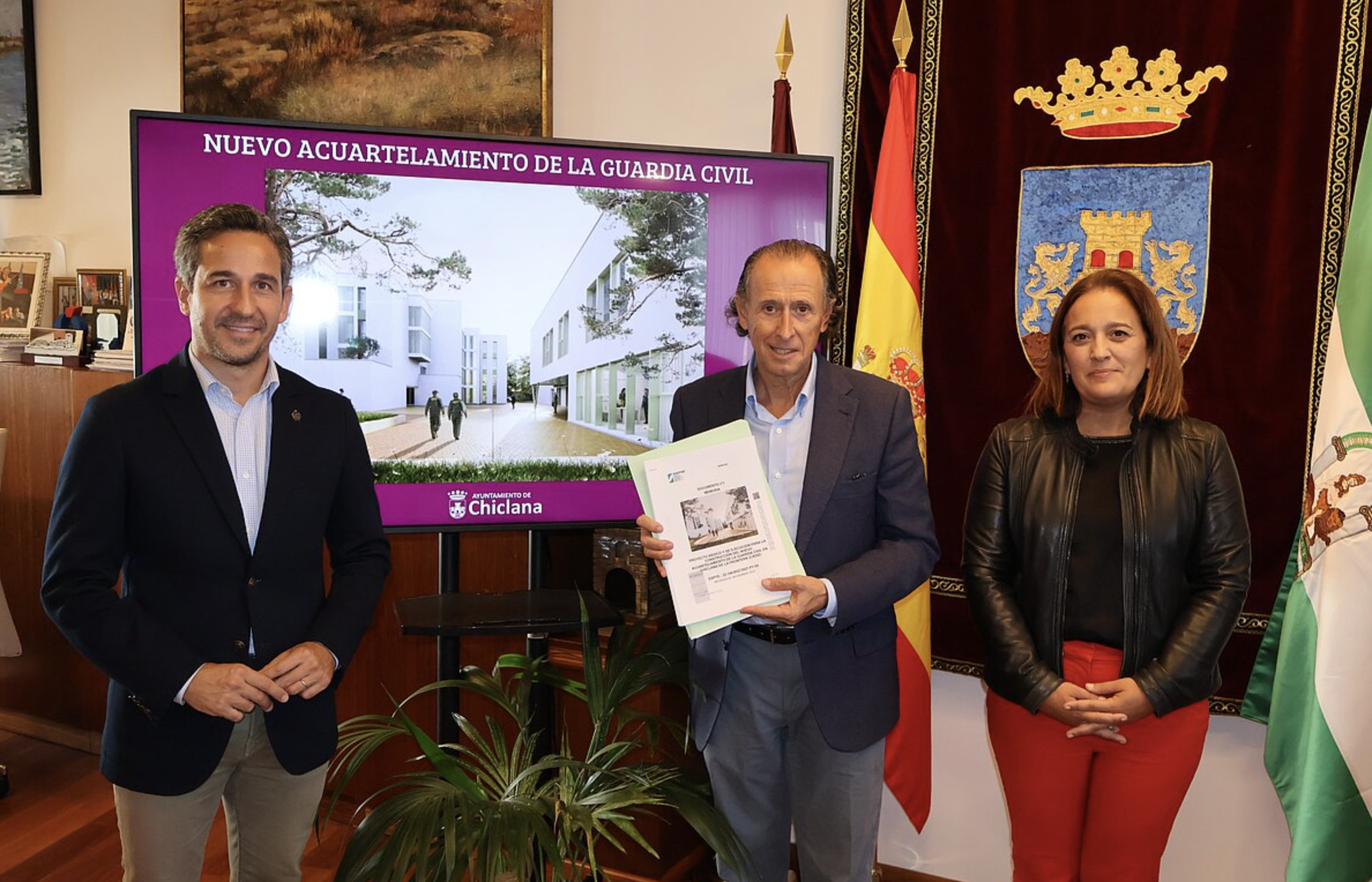 Así será el nuevo cuartel de la Guardia Civil de Chiclana.