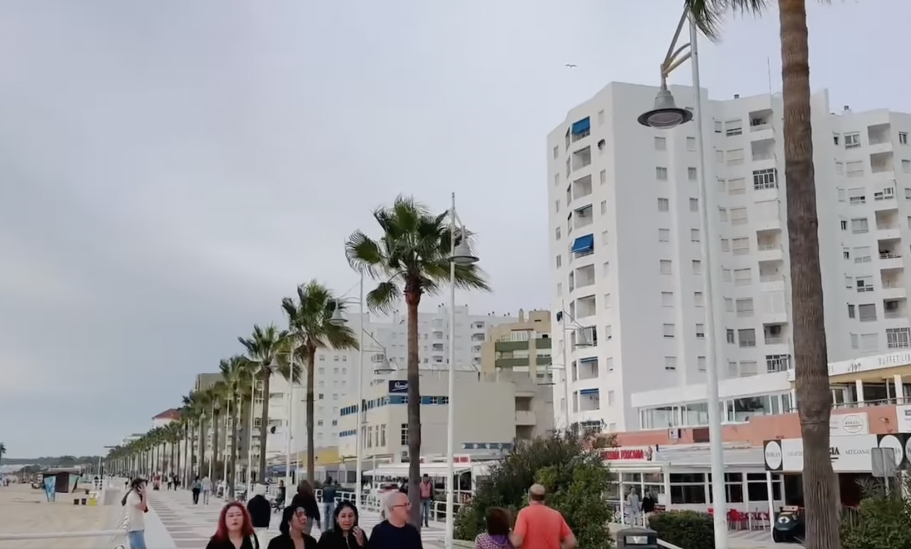 Bloques de edificios en Valdelagrana, en El Puerto. 