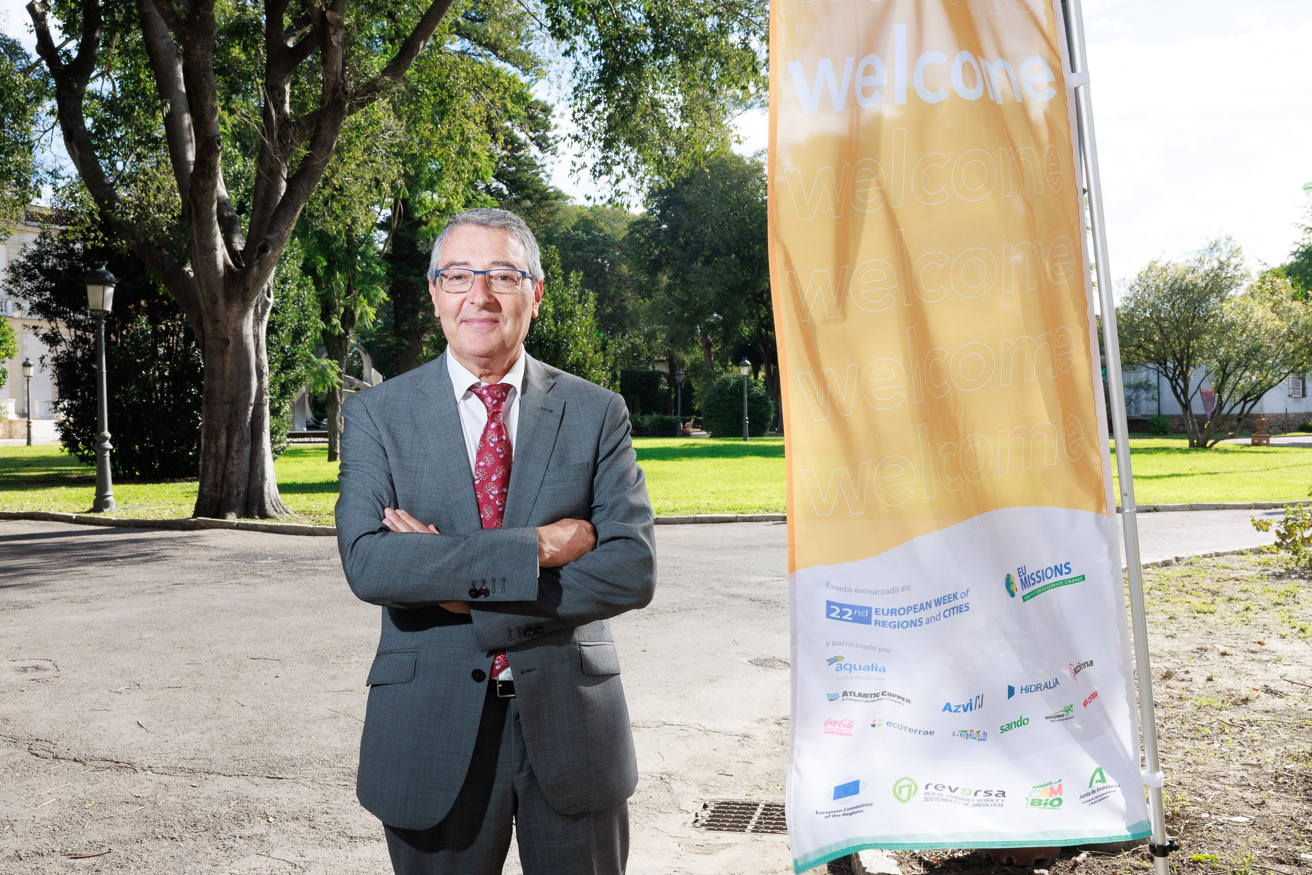 Francisco Salado, presidente de la Diputación de Málaga, en el Congreso sobre Cambio Climático celebrado esta semana en Jerez.