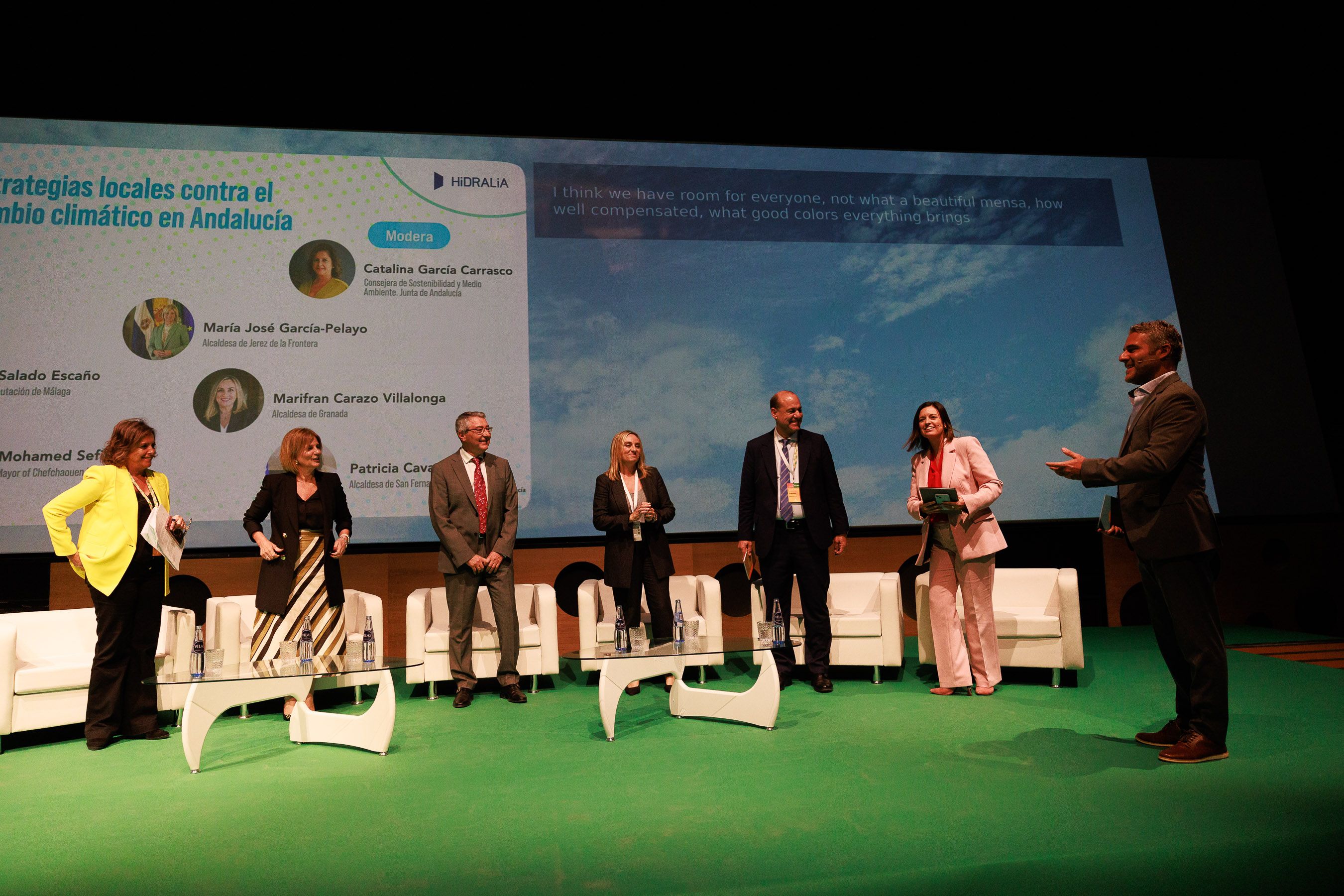 La mesa en la que ha participado Patricia Cavada, en Jerez.