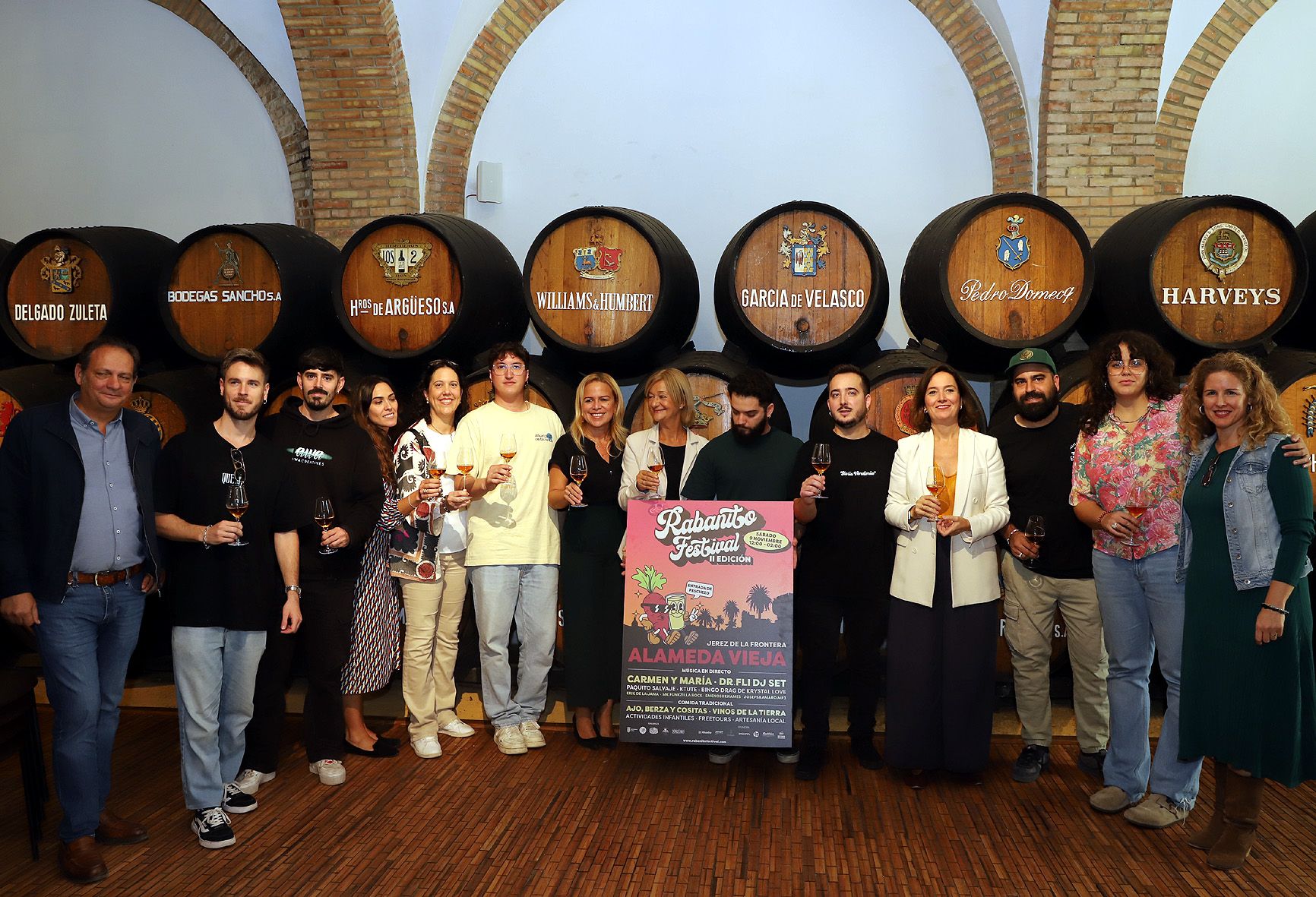 Presentación del Rabanito Festival, que llega el 9 de noviembre a la Alameda Vieja de Jerez.