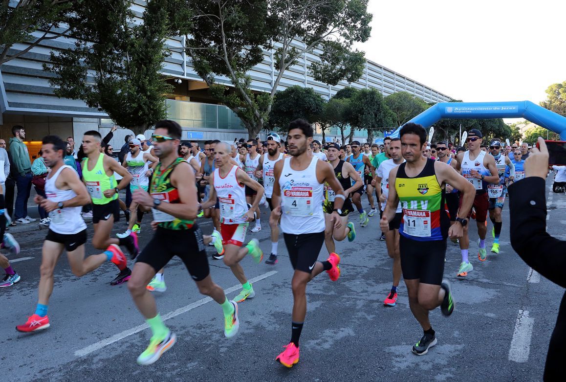 Media Maratón de Jerez, celebrada este domingo 27 de octubre.