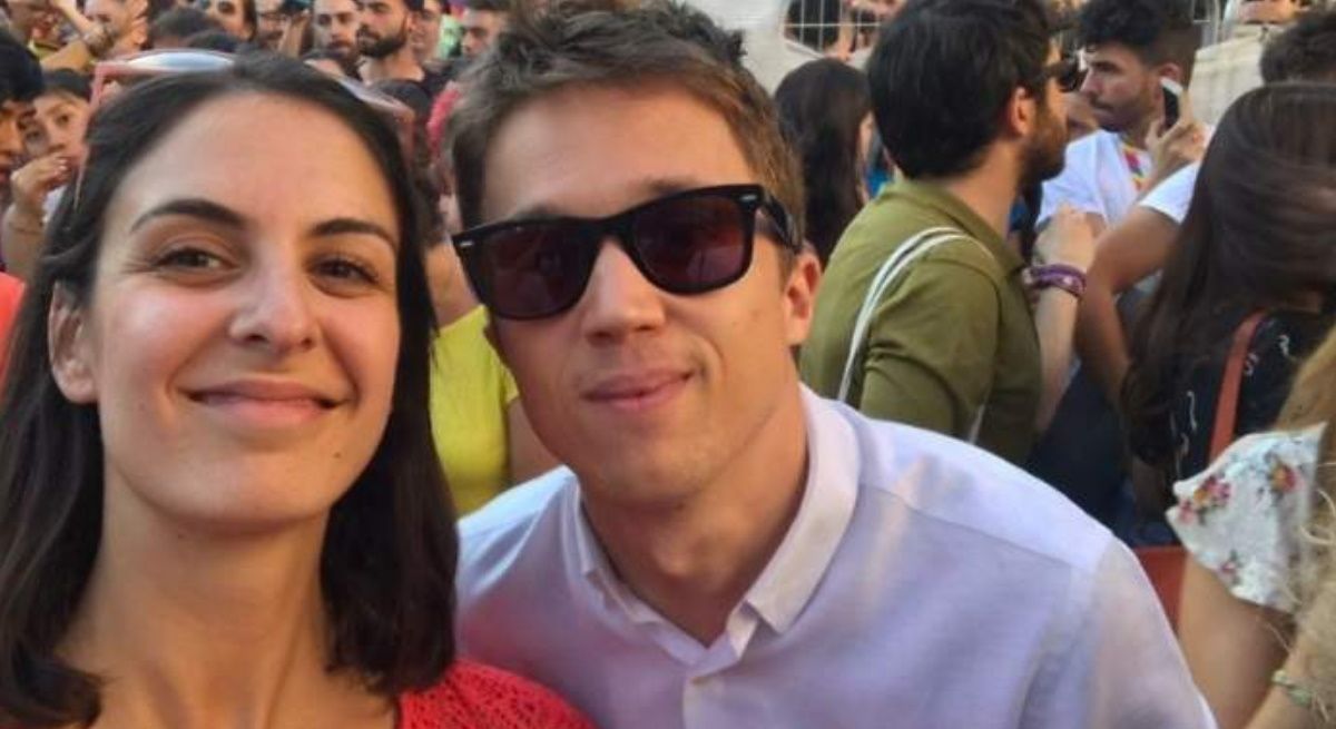 Rita Maestre con Íñigo Errejón en una fotografía de redes sociales.