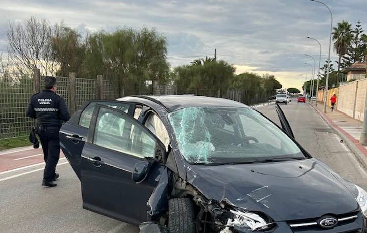 Accidente en Valdelagrana. 