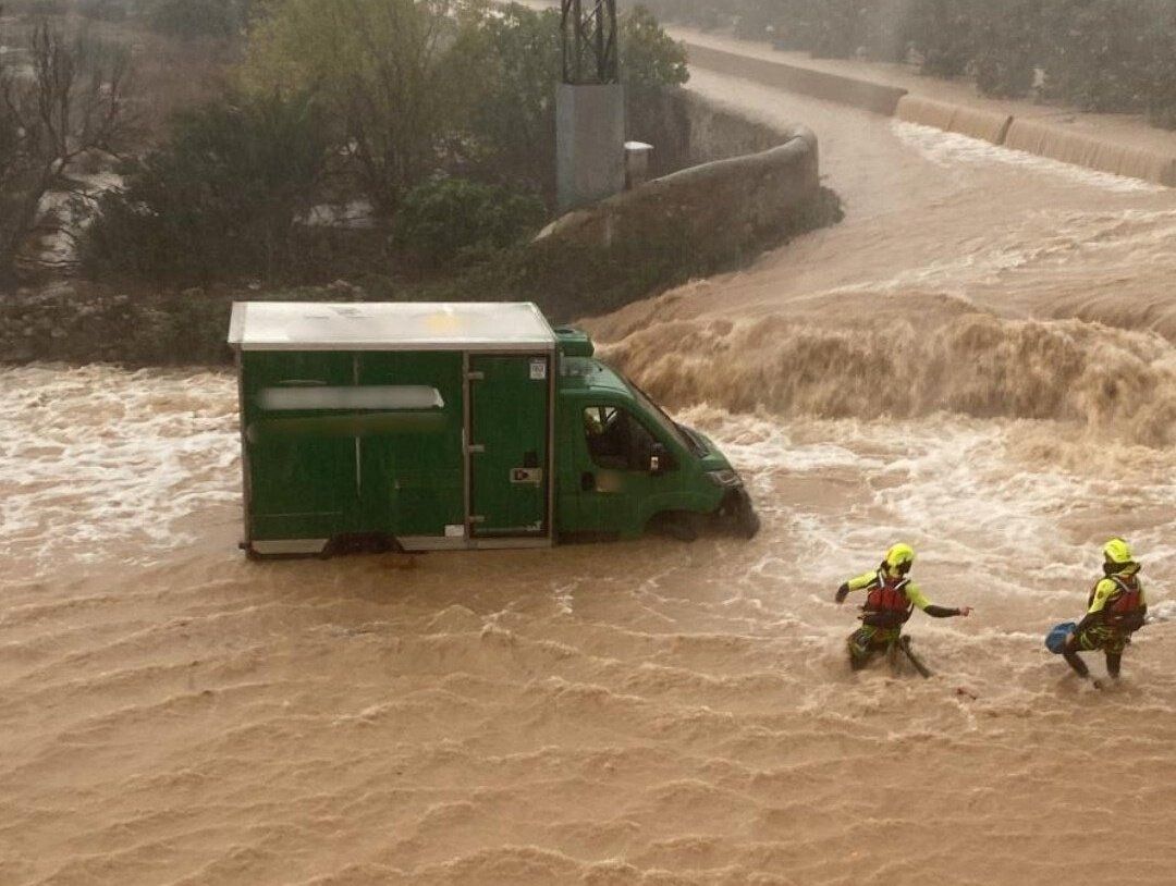 Una de las devastadoras imágenes del paso de la DANA.