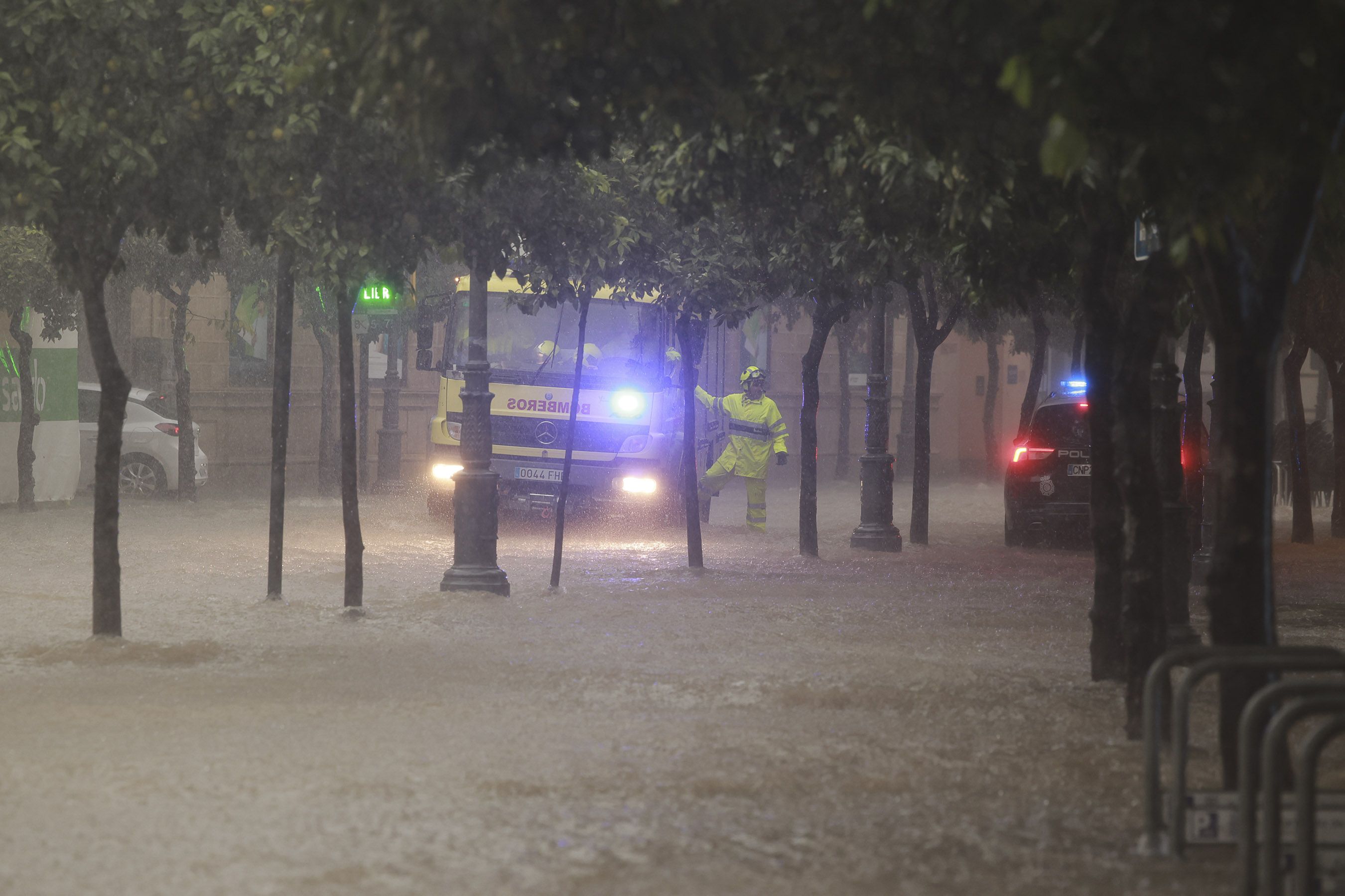 La última DANA, a su paso por Jerez 