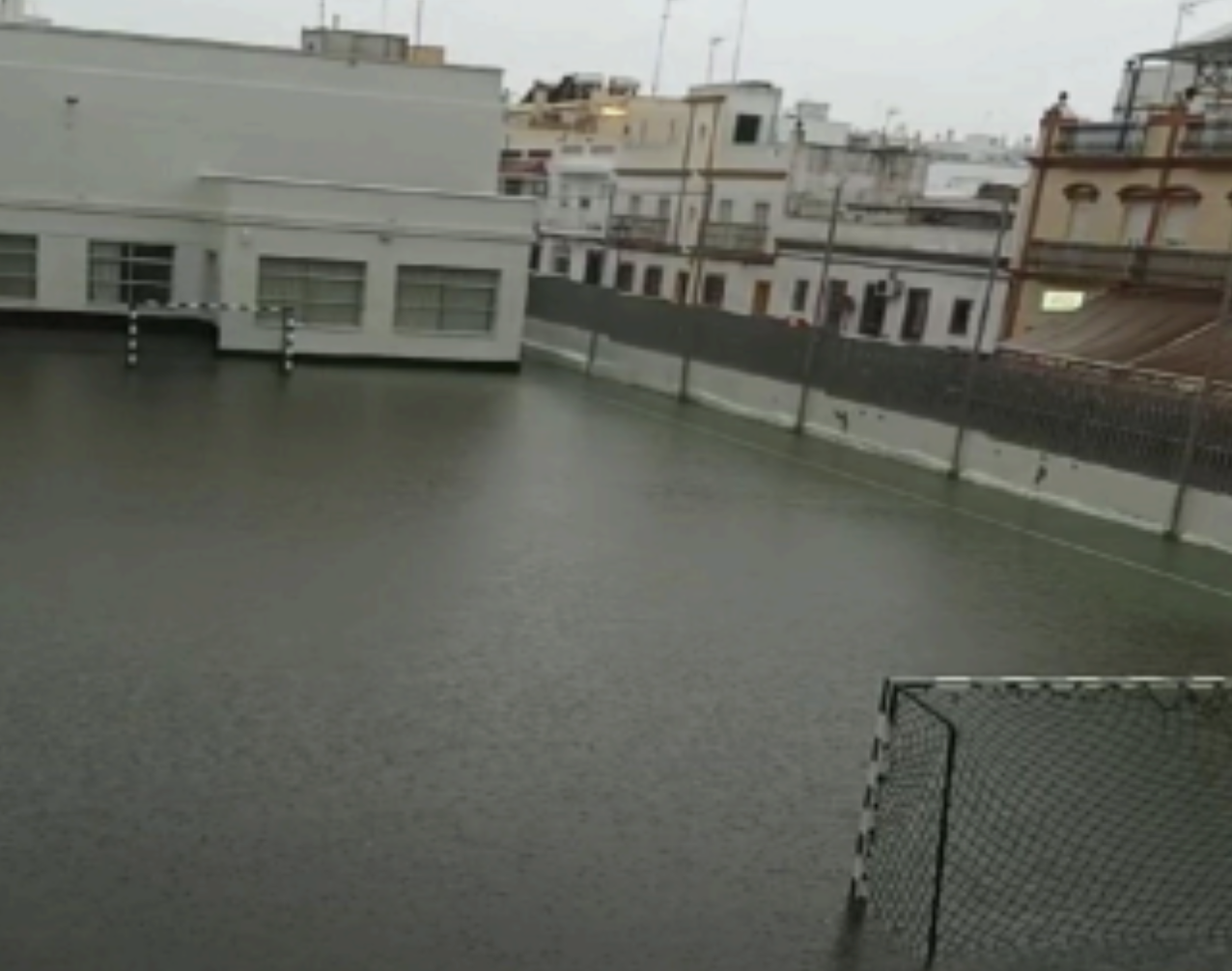 El estado del IES Isla de León de San Fernando.