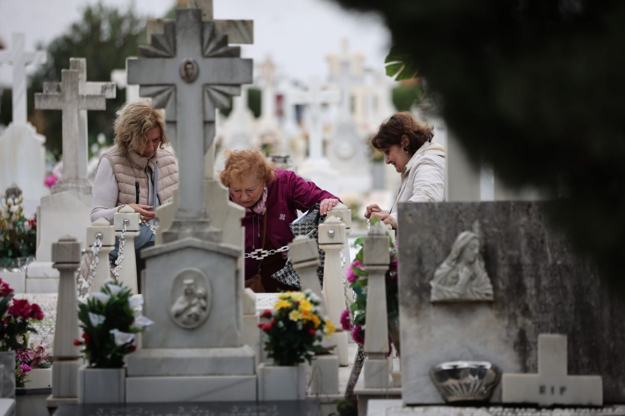 Una imagen del cementerio de Jerez este viernes 1 de noviembre, Día de Todos los Santos.