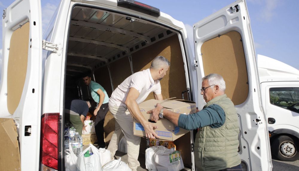 Ayuda humanitaria a Valencia desde Jerez