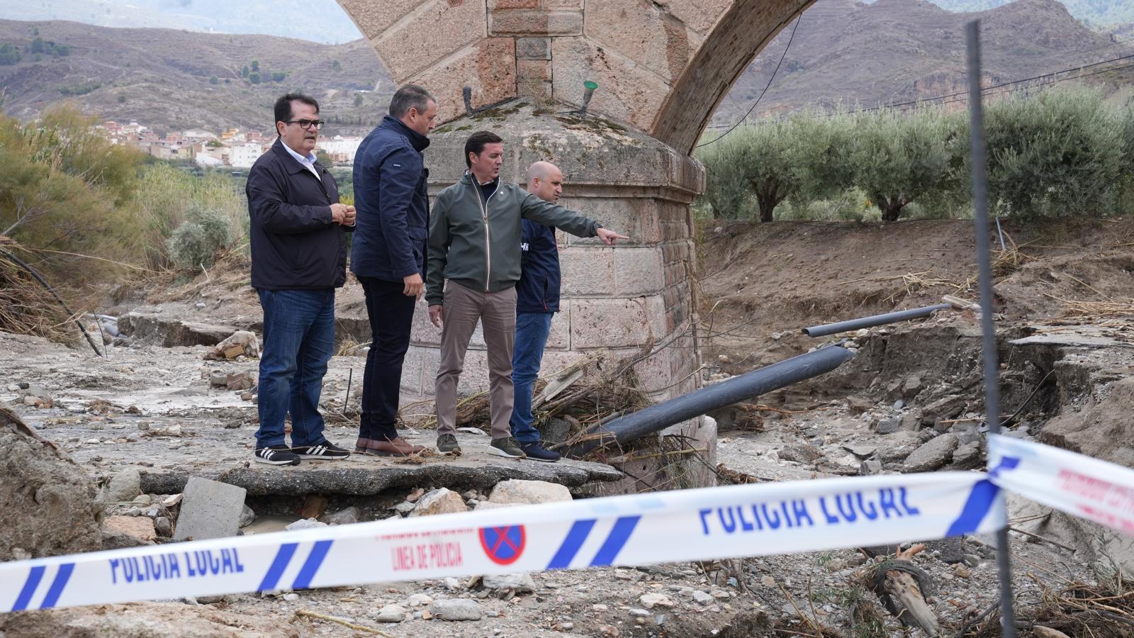 Daños en la provincia de Almería tras el paso de la DANA por la zona de Tíjola, esta semana.