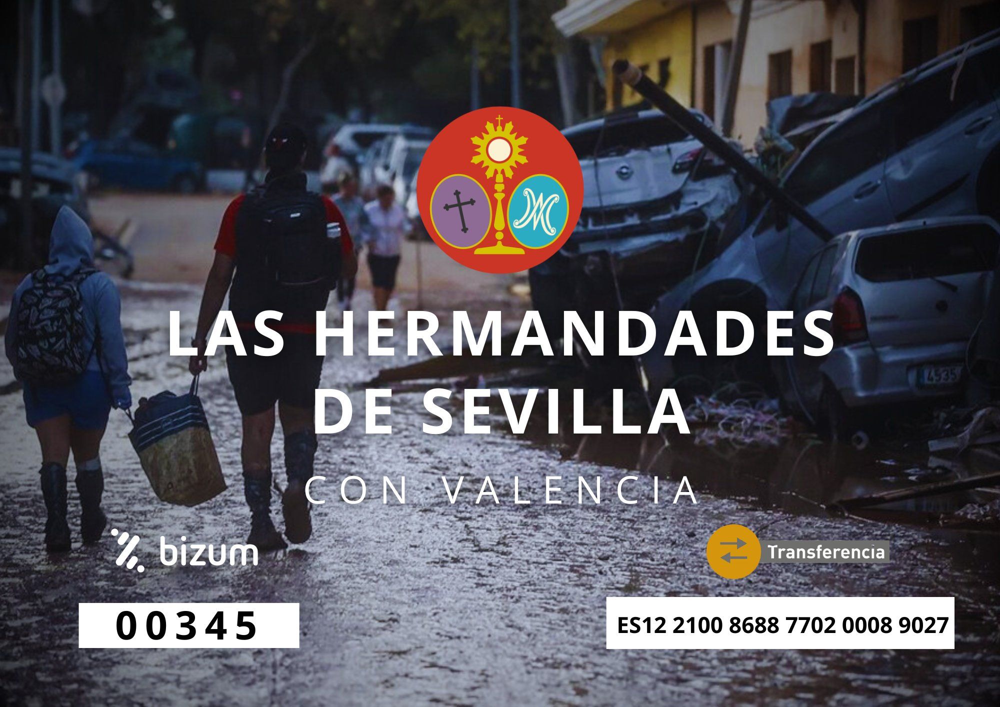 Cartel de la campaña de las hermandades de Sevilla.