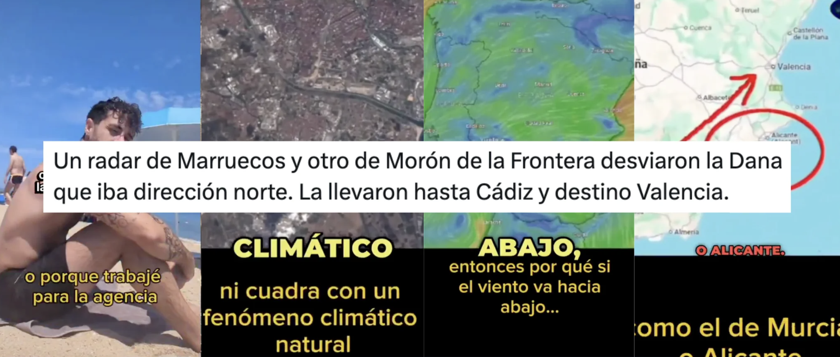 La teoría de la conspiración de un supuesto meteorólogo.