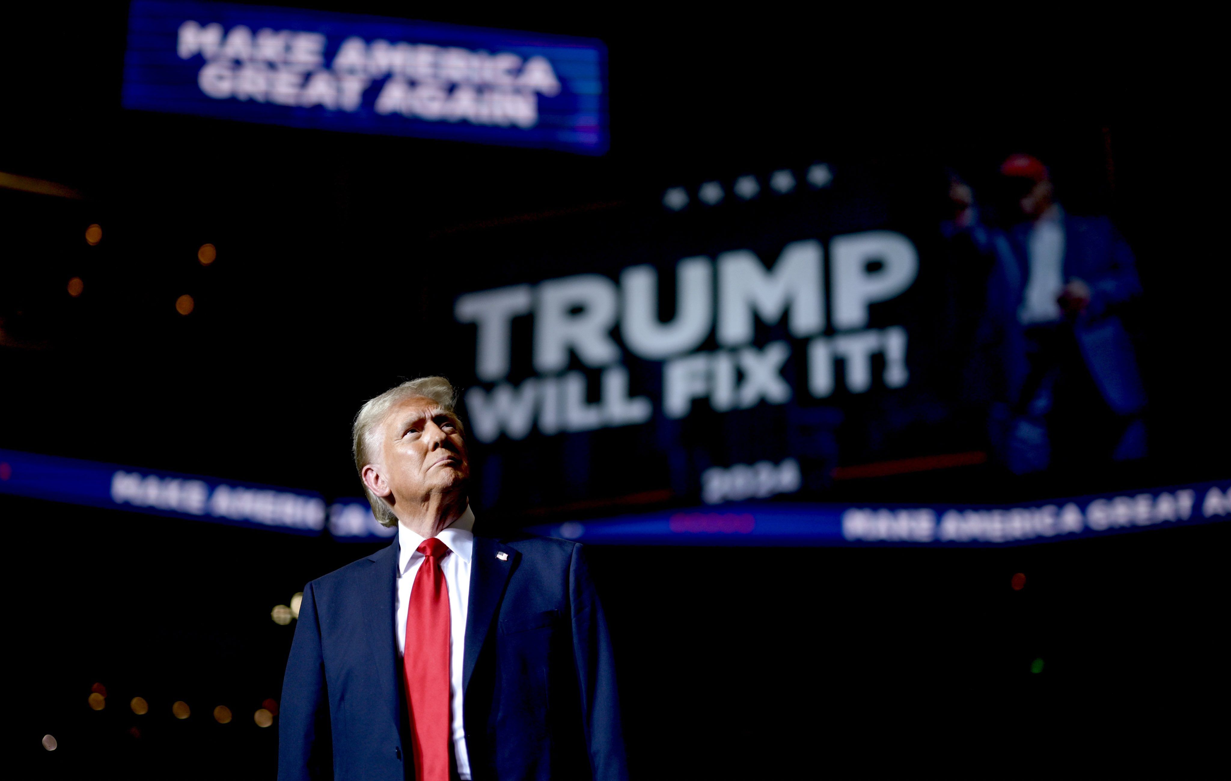 Donald Trump en una fotografía de campaña de hace unos días.