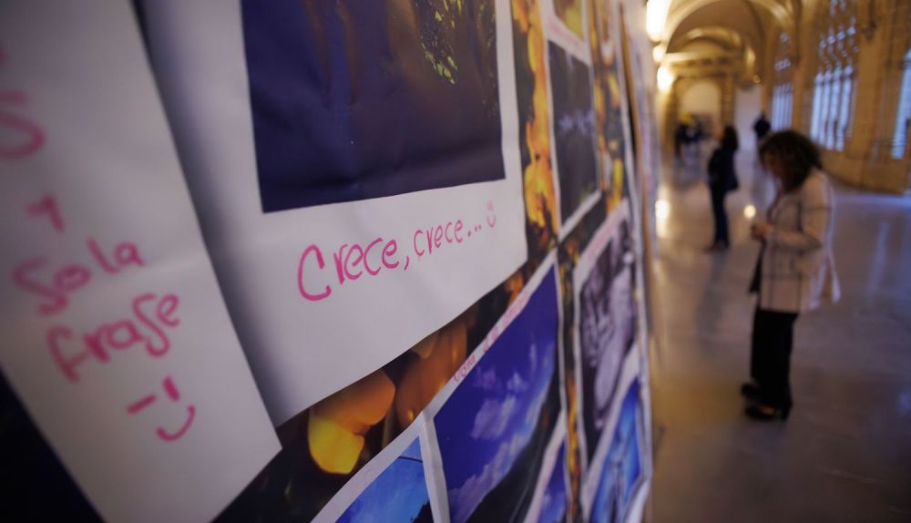 La exposición se encuentra en los Claustros de Santo Domingo.