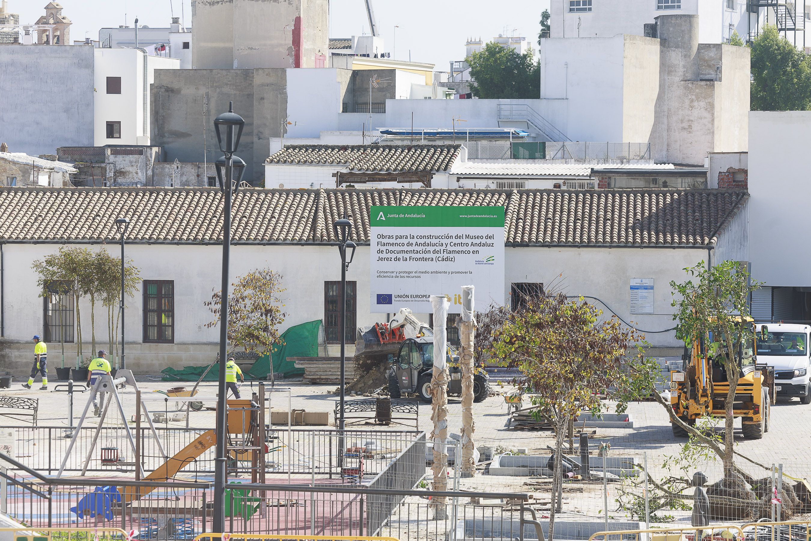 El Museo del Flamenco de Andalucía, paralizado desde hace meses.