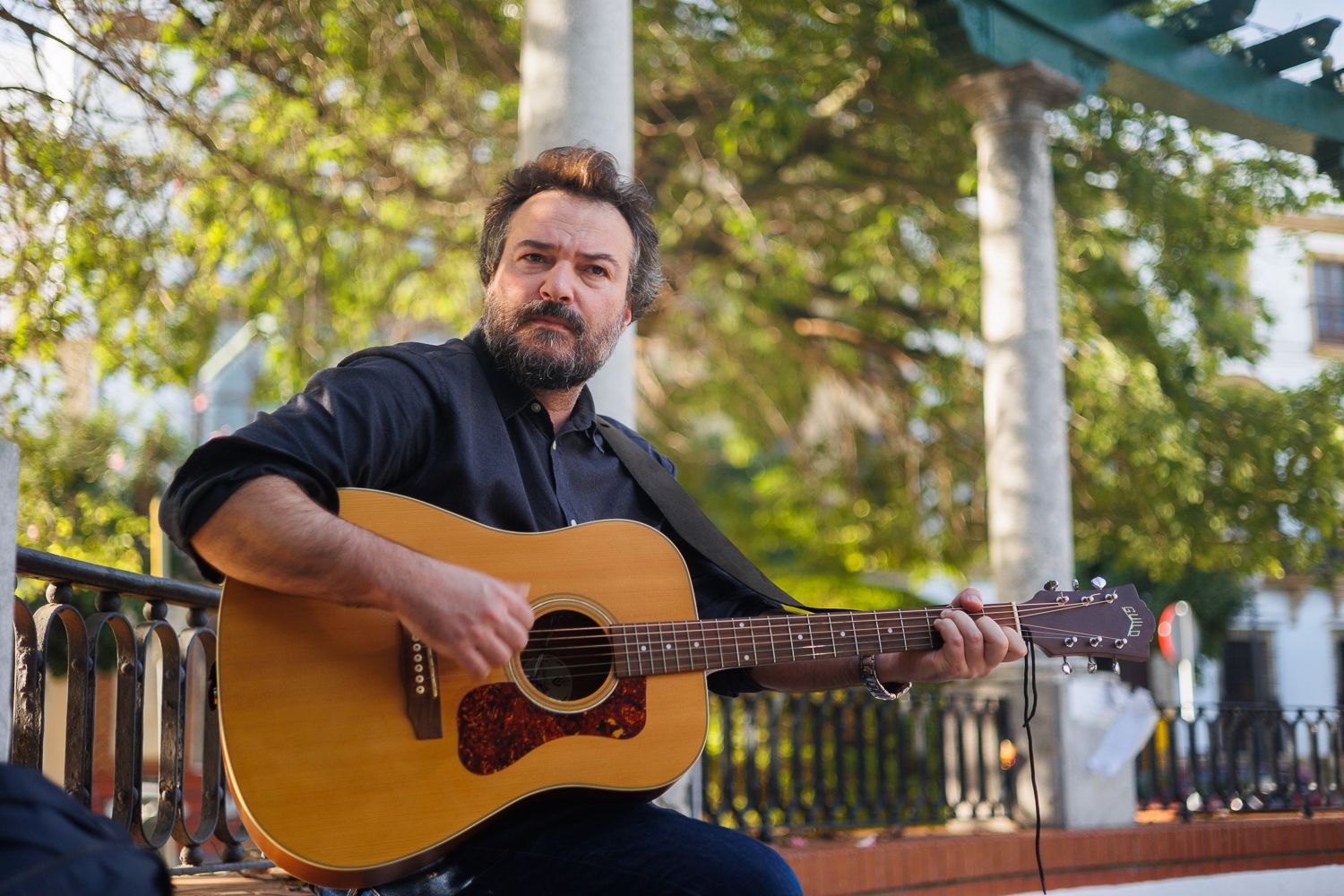 Luis Moro, cantante de A Coruña que da clases de Derecho Penal en Jerez.