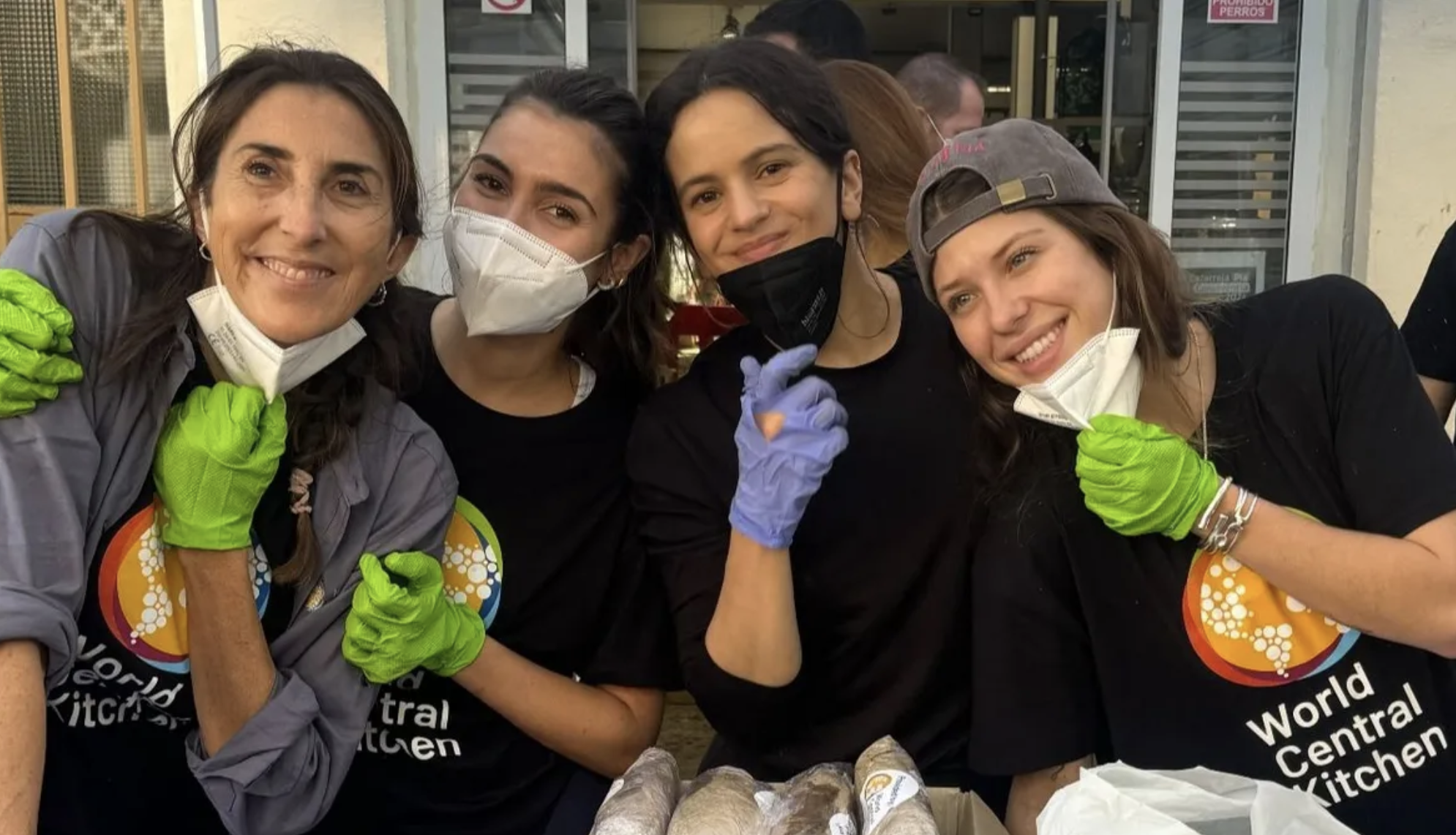 Paz Padilla, Anna Ferrer, Rosalía y Ana Matamoros.