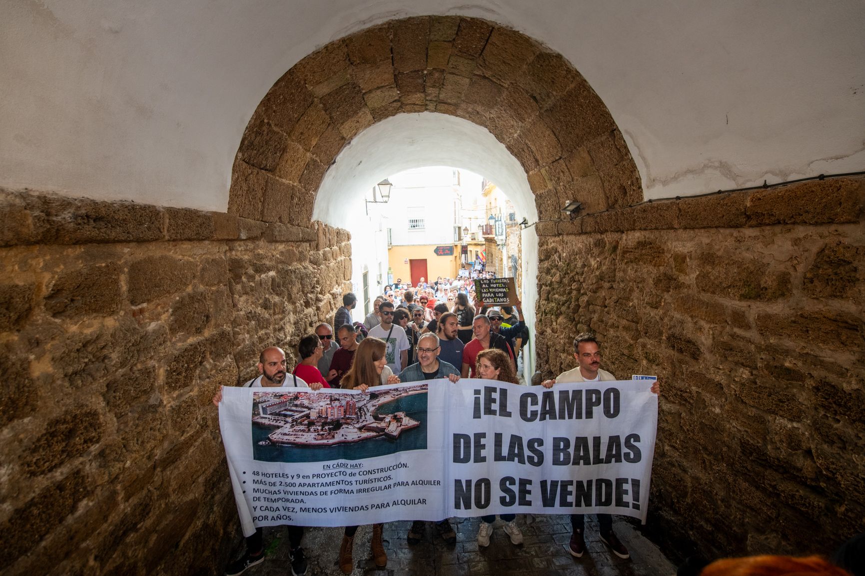 Manifestación de Cádiz Resiste el pasado 9 de noviembre.