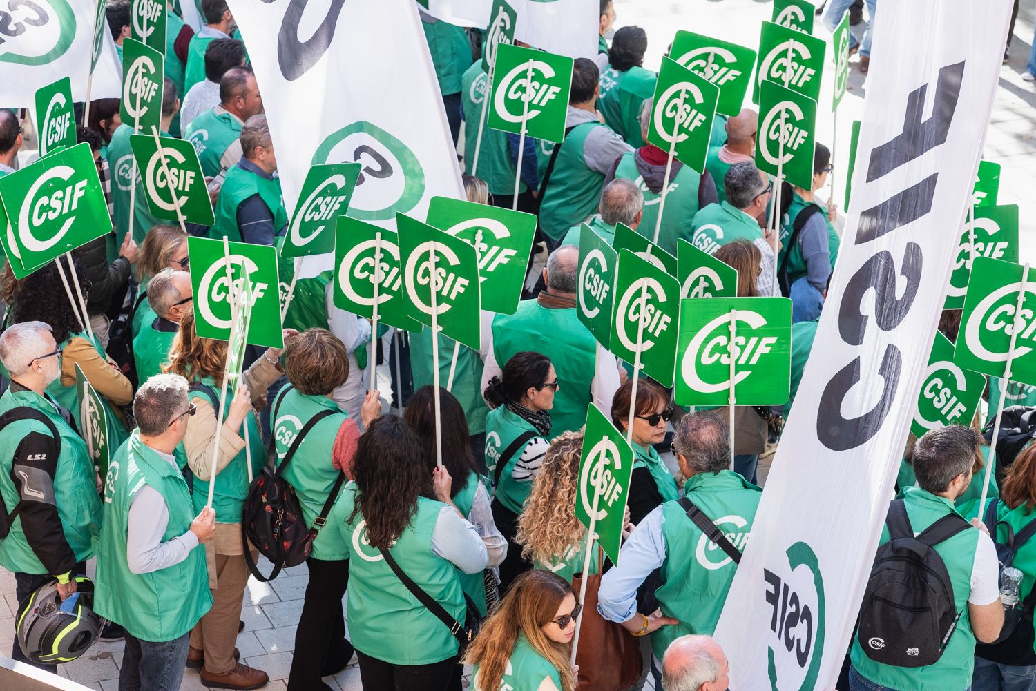 CSIF MUFACE PLAZA ESPAÑA MANIFESTACIÓN SEVILLA 4