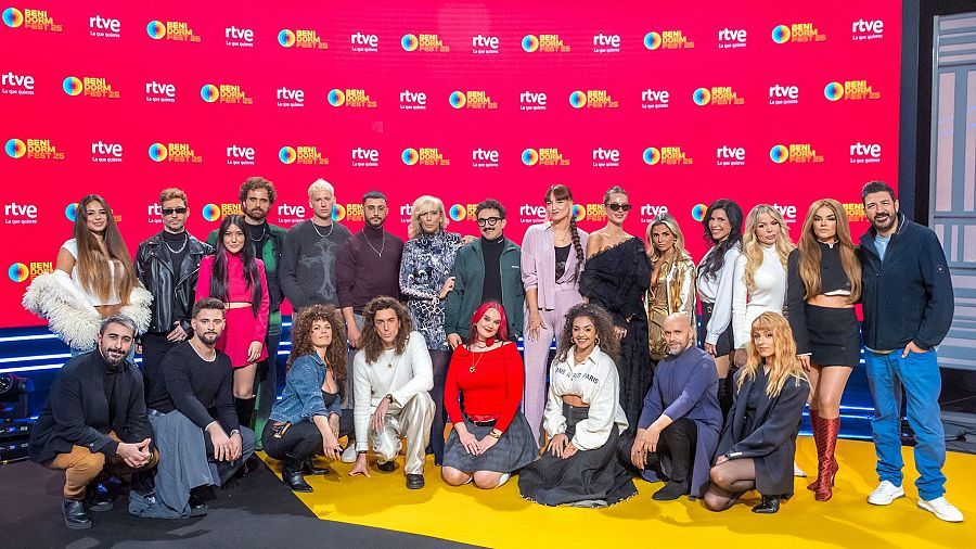 Todos los artistas que participarán en el Benidorm Fest.