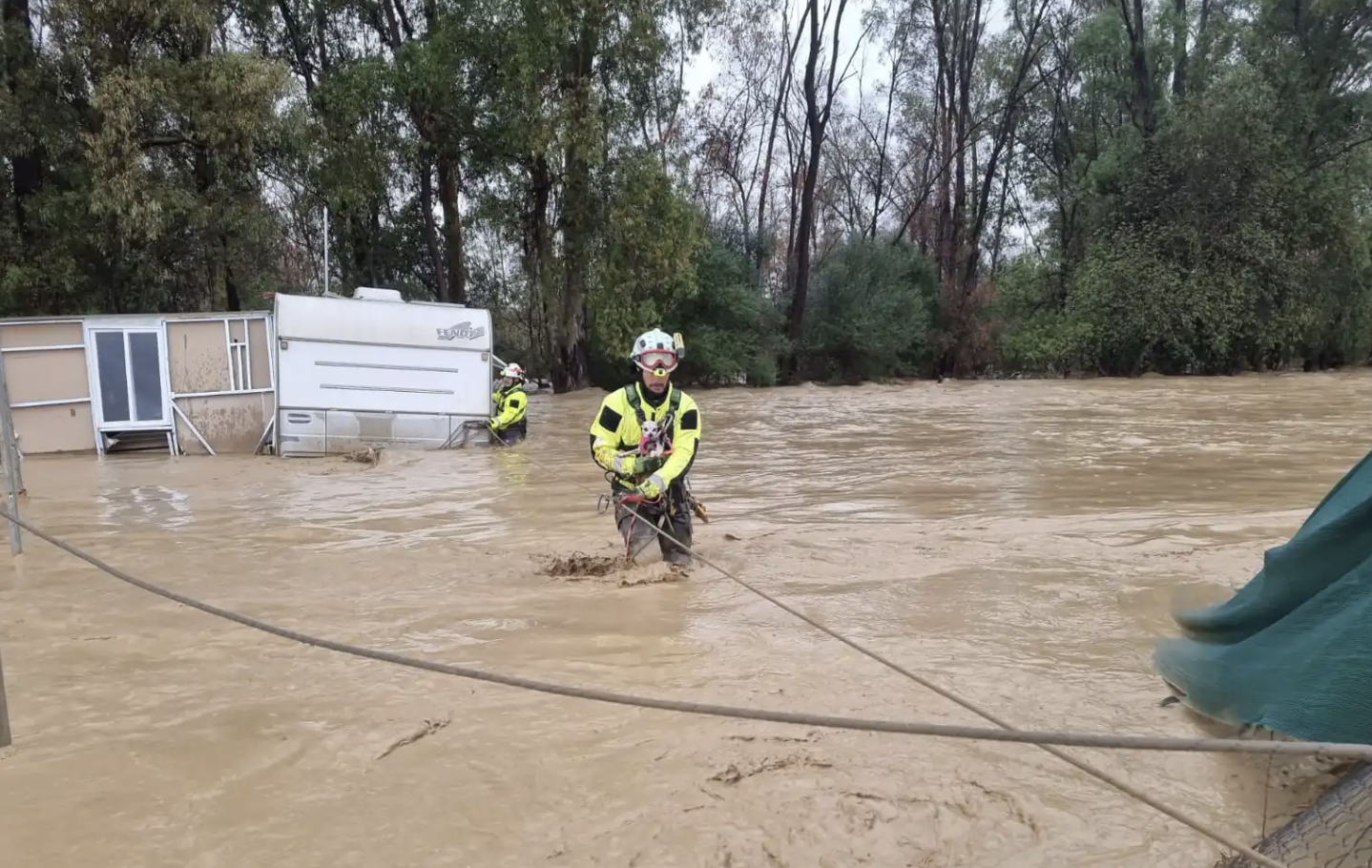 Imágenes de la DANA en la provincia de Málaga hace dos semanas.